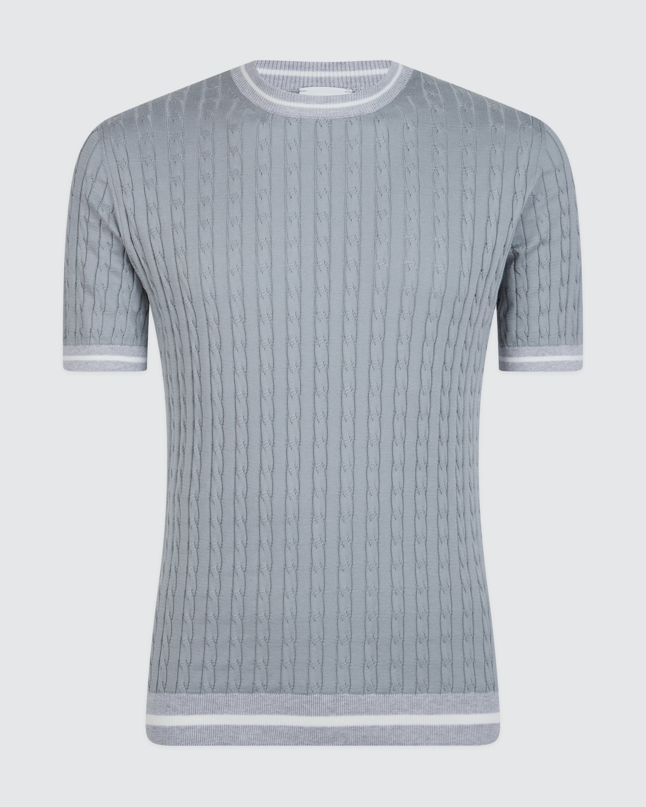 Sea Island Cotton Braided Crew Neck Sweater - 4