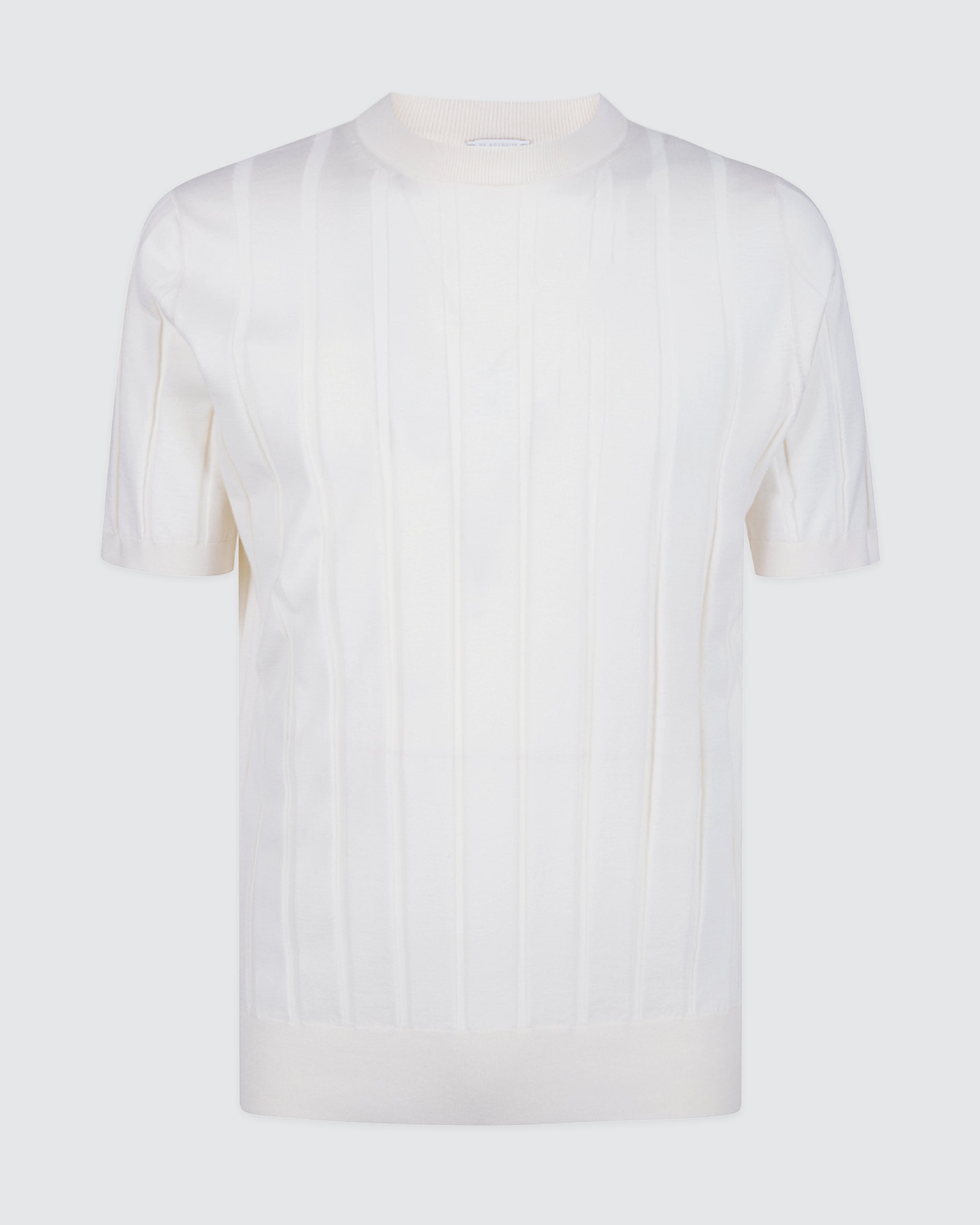 Men's Crew Neck Sweater in Fine Cotton Silk Cashmere - 4