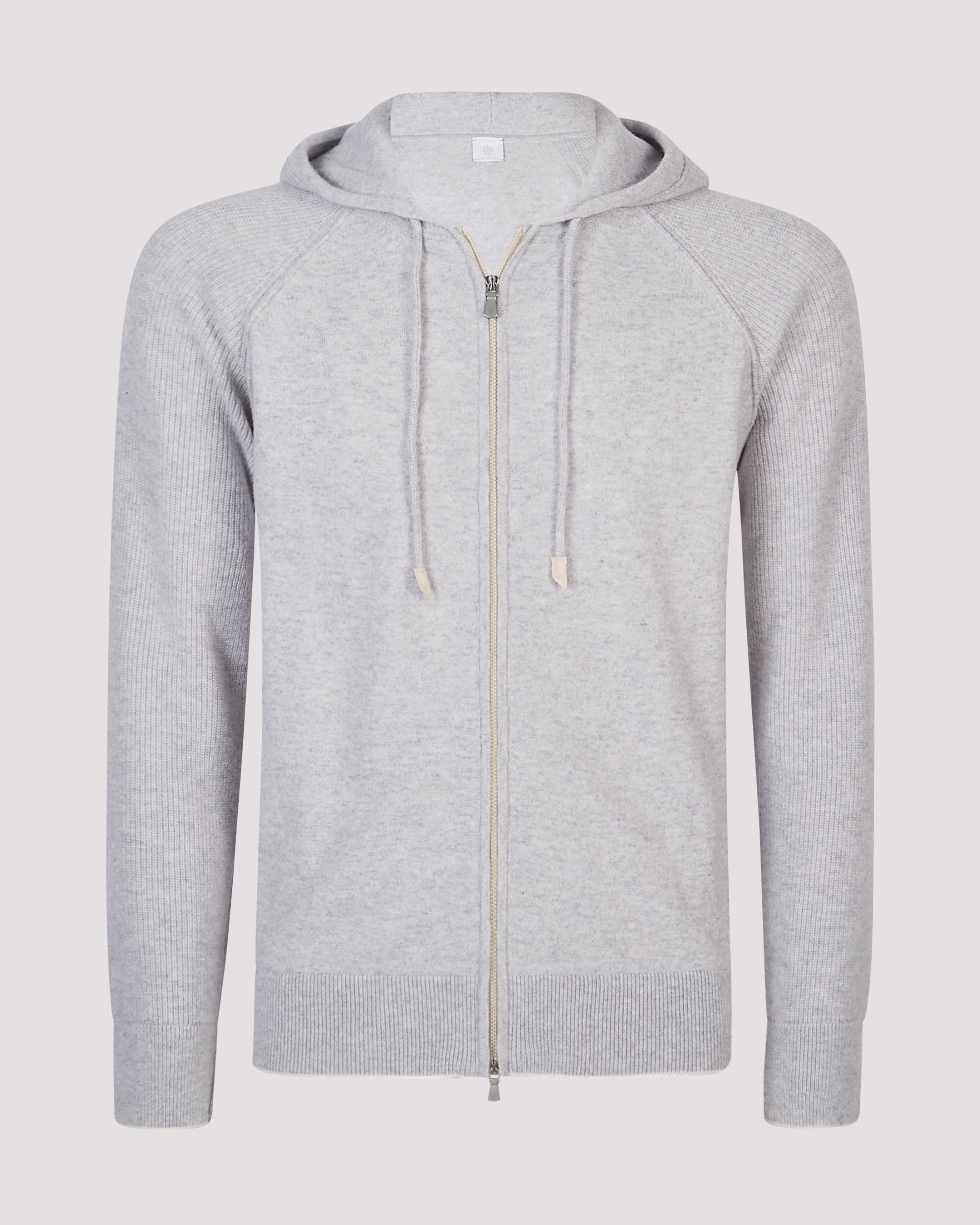 Men's Full Zip Cashmere Hoodie - 12 Gauge Knitwear - 4