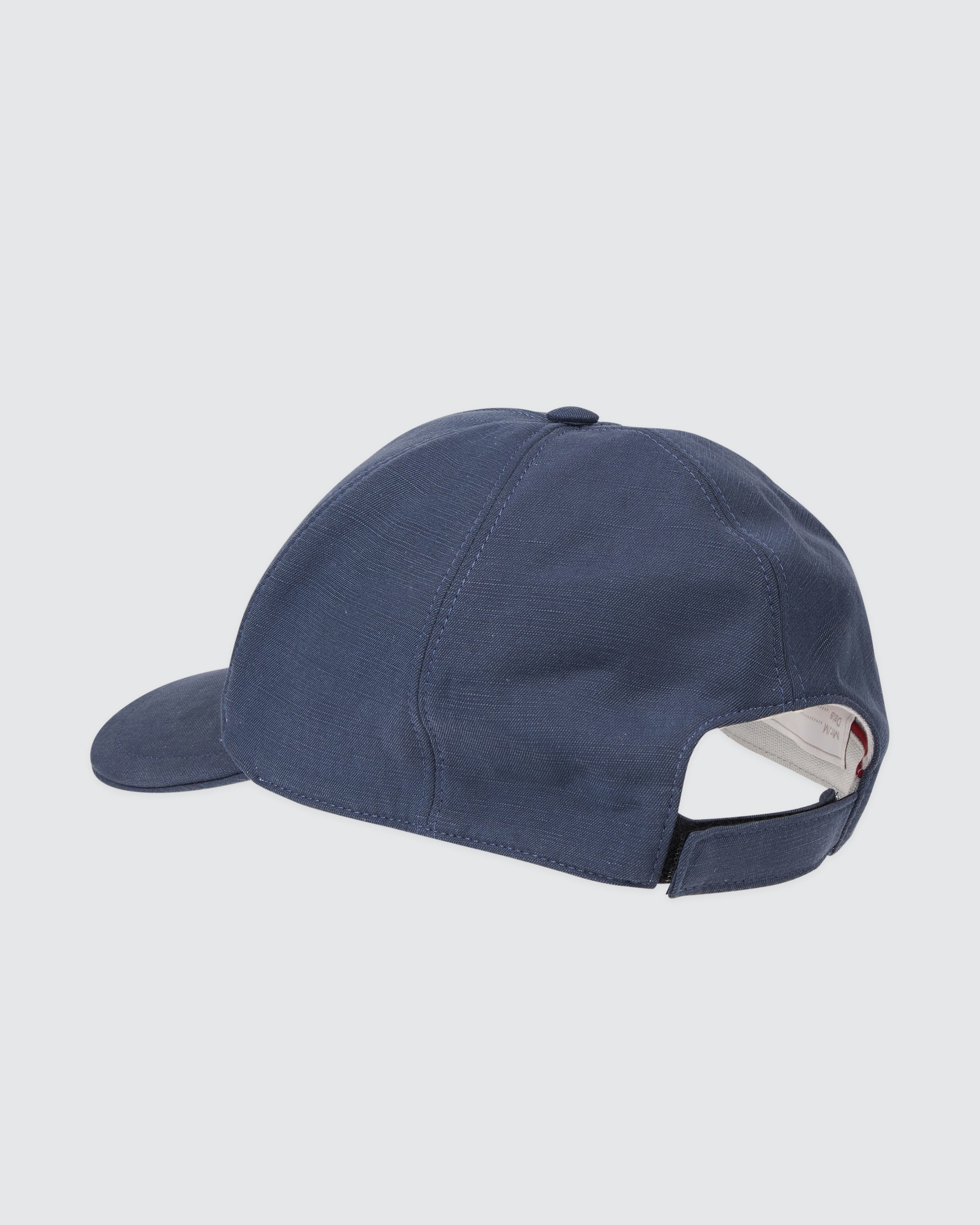 Men's Lyocell and Linen Baseball Cap with 3D Logo