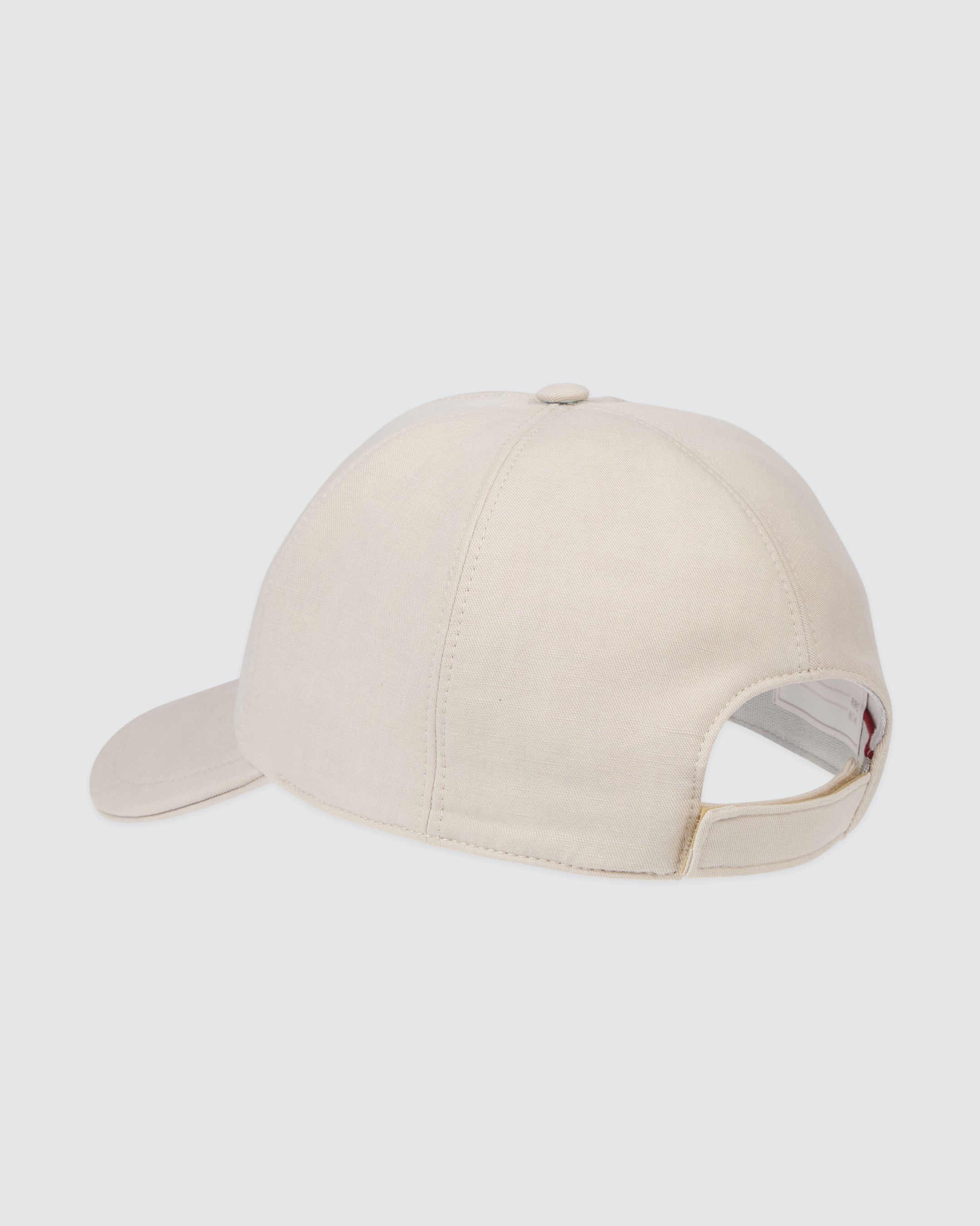 Men's Lyocell and Linen Baseball Cap with 3D Logo alternative