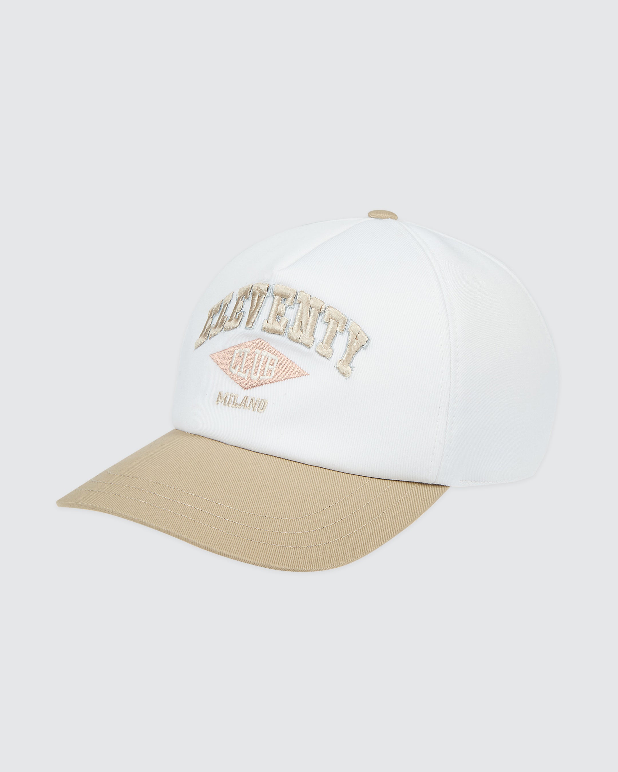 Men's Cotton Blend Baseball Cap with Logo Embroidery