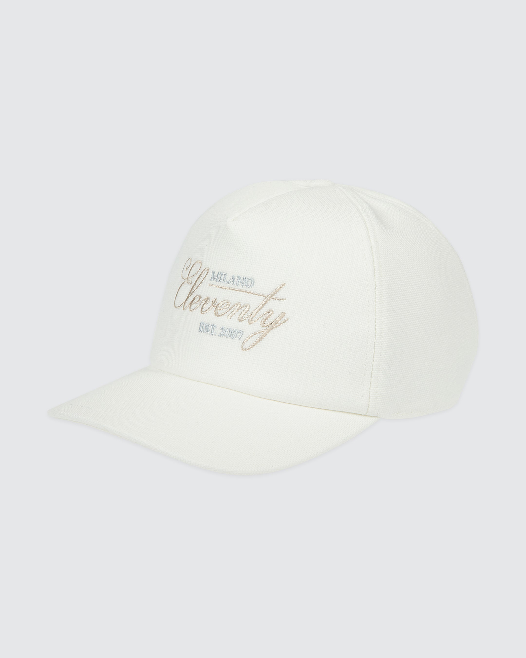 Men's Cotton Baseball Cap with Embroidered Side Logo - 1