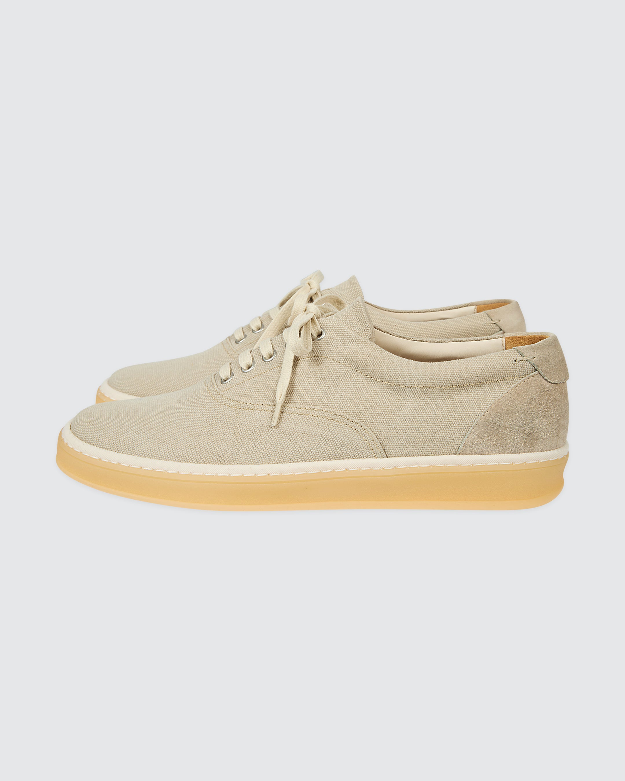 Men's Cotton Canvas and Suede Calfskin Sneakers alternative