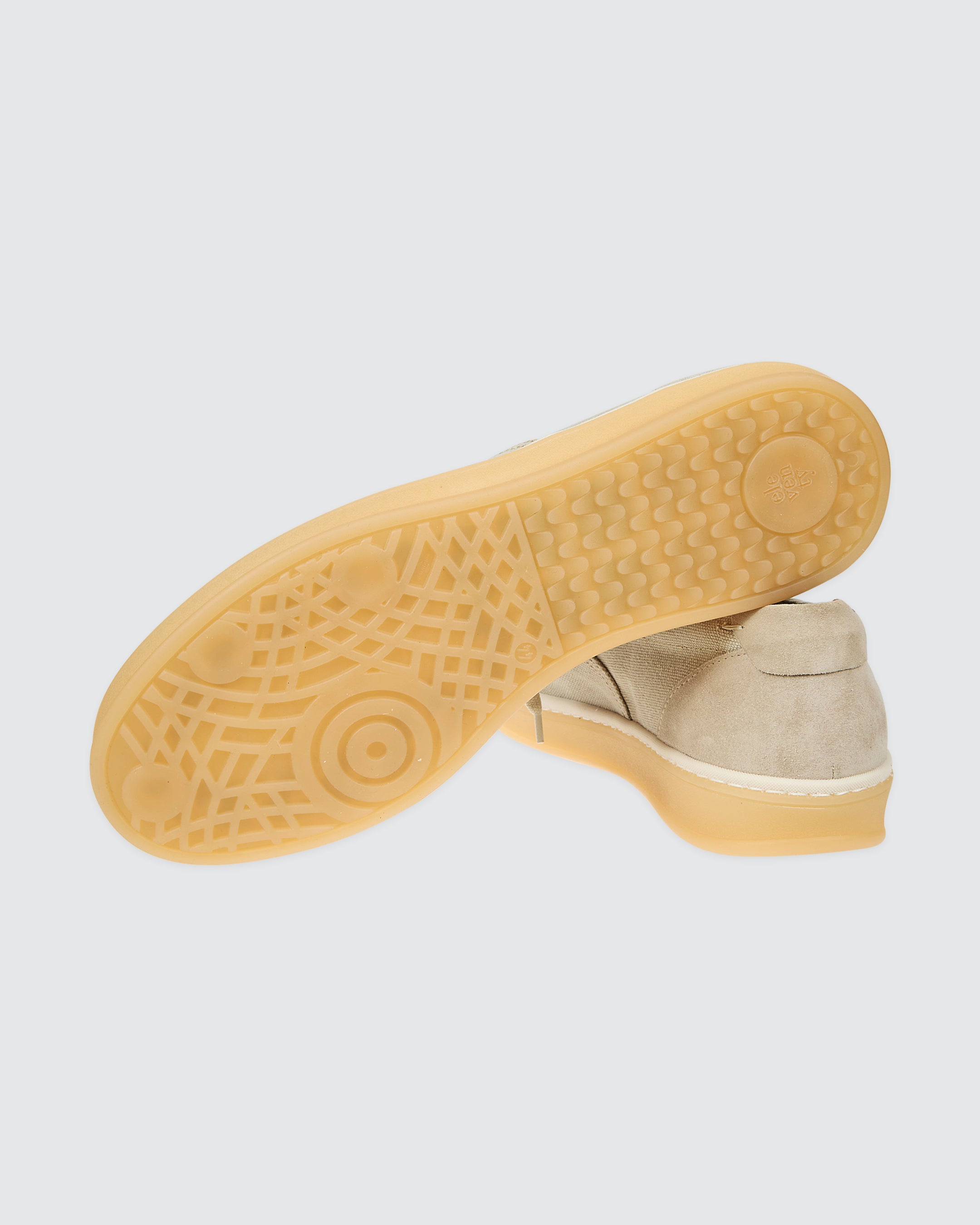 Men's Cotton Canvas and Suede Calfskin Sneakers - 3