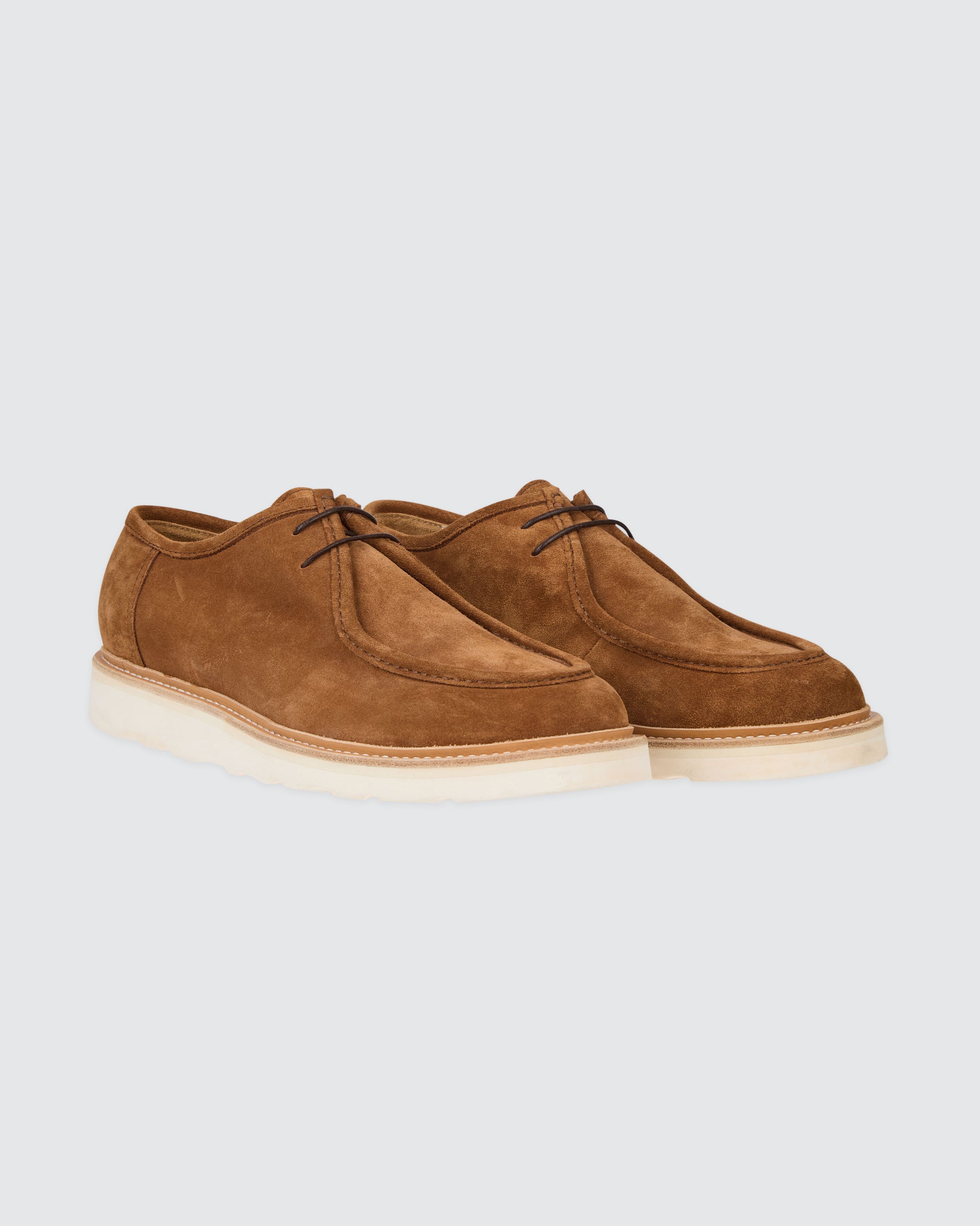 Men's Suede Calfskin Leather Paraboots with EVA Sole - 1