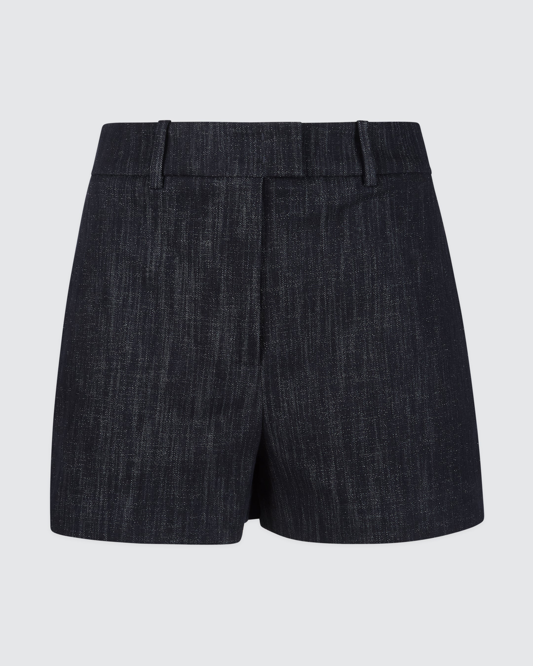 Shorts in Cotone e Viscosa con Lurex da Donna - 4