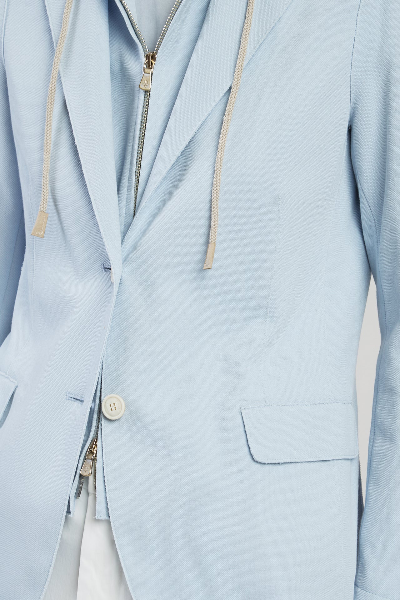Women's Single-Breasted Stretch Cotton Jacket