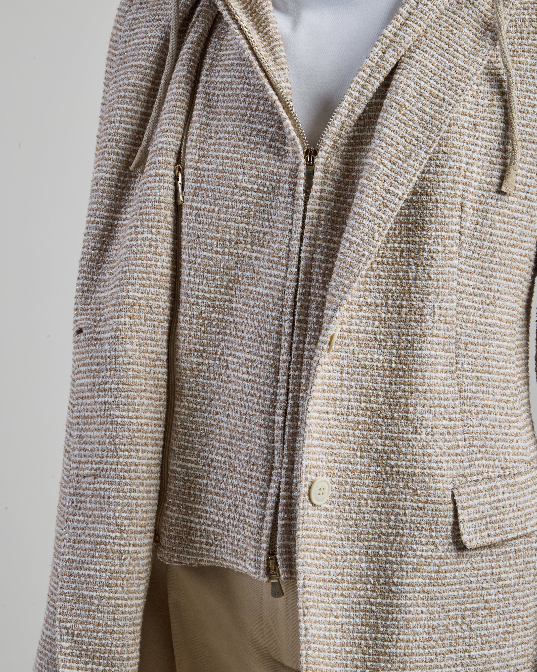 Women's Single-Breasted Stretch Cotton Jacket - 3