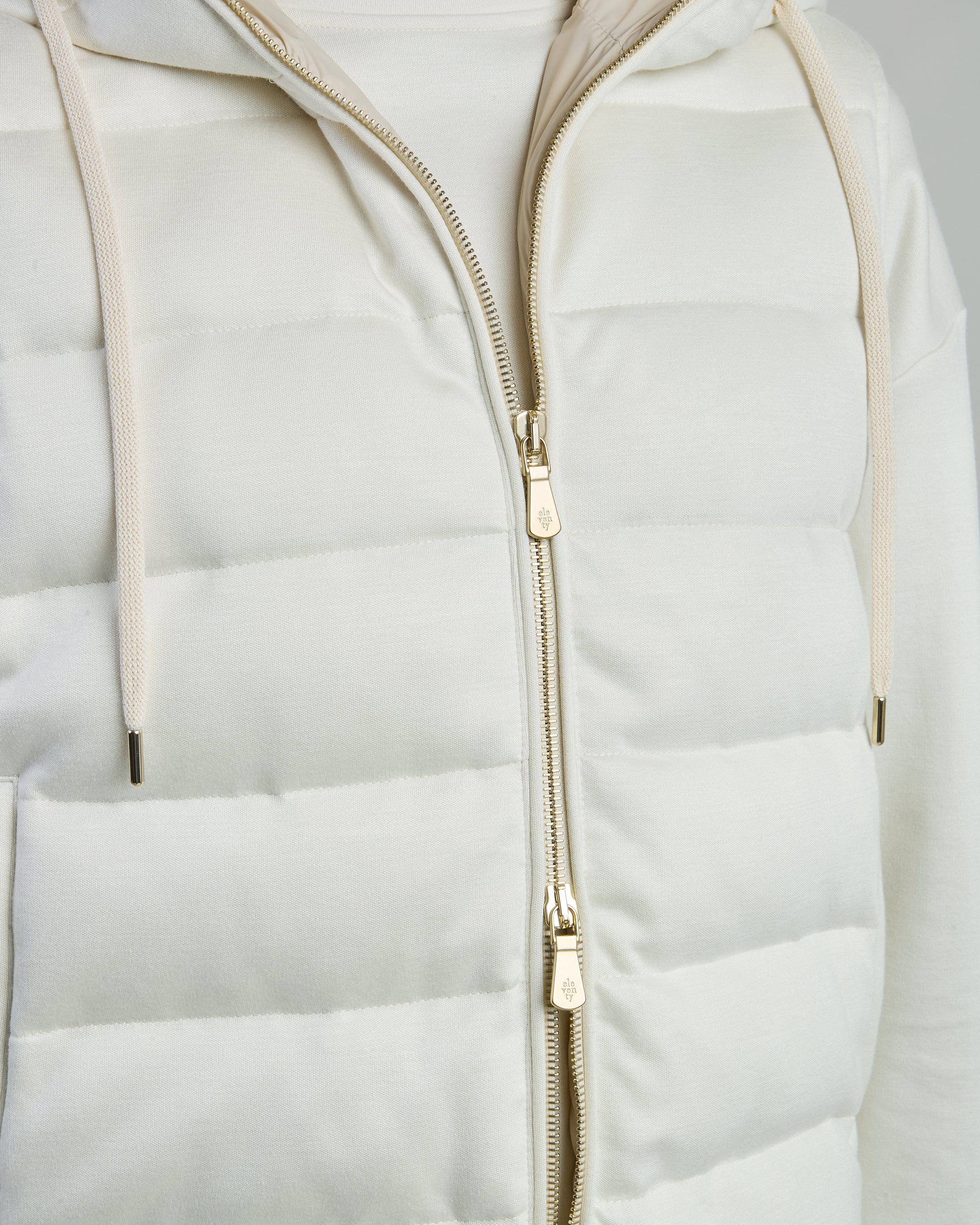 Women's Viscose Cotton Padded Vest with Hood - 3
