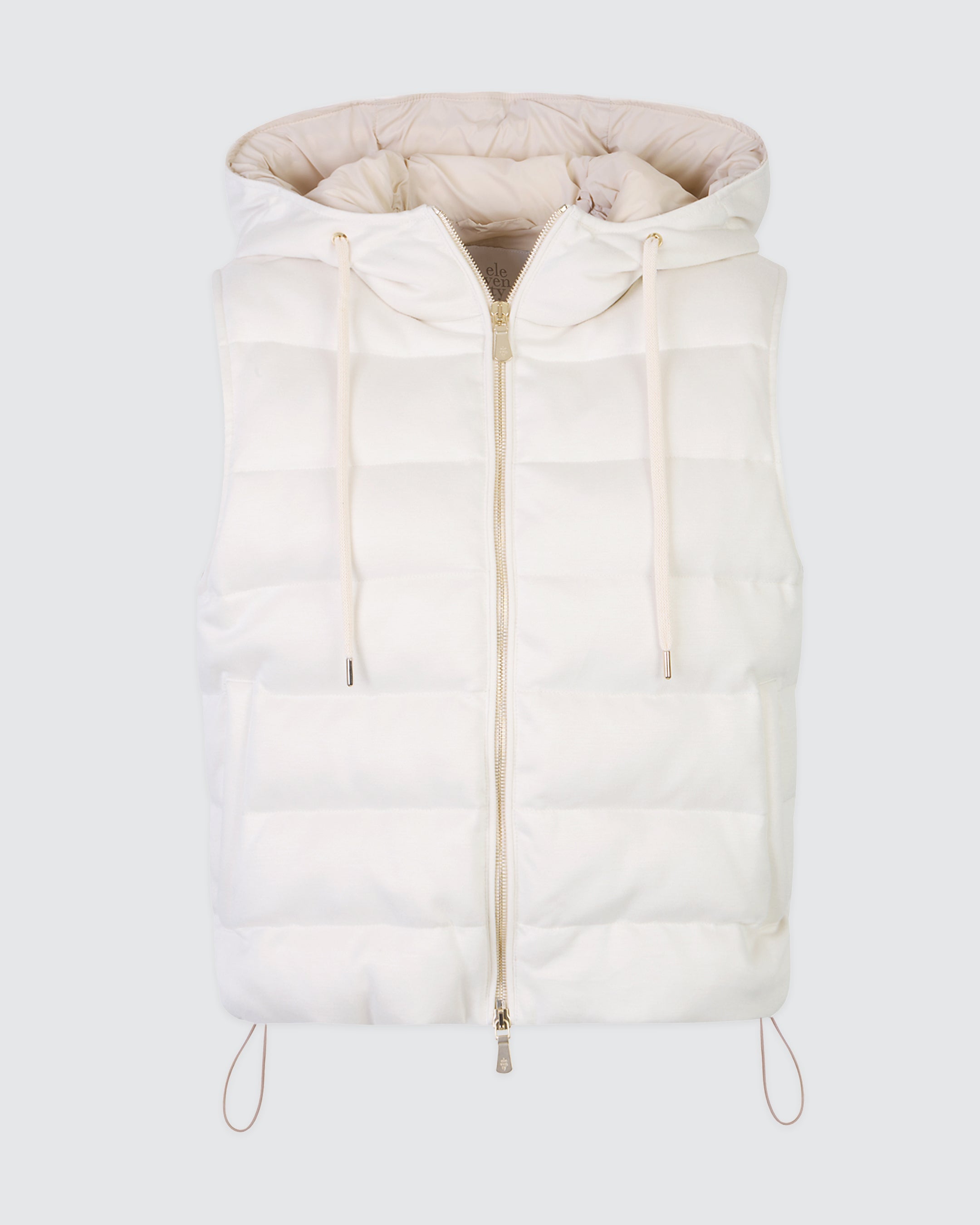 Women's Viscose Cotton Padded Vest with Hood