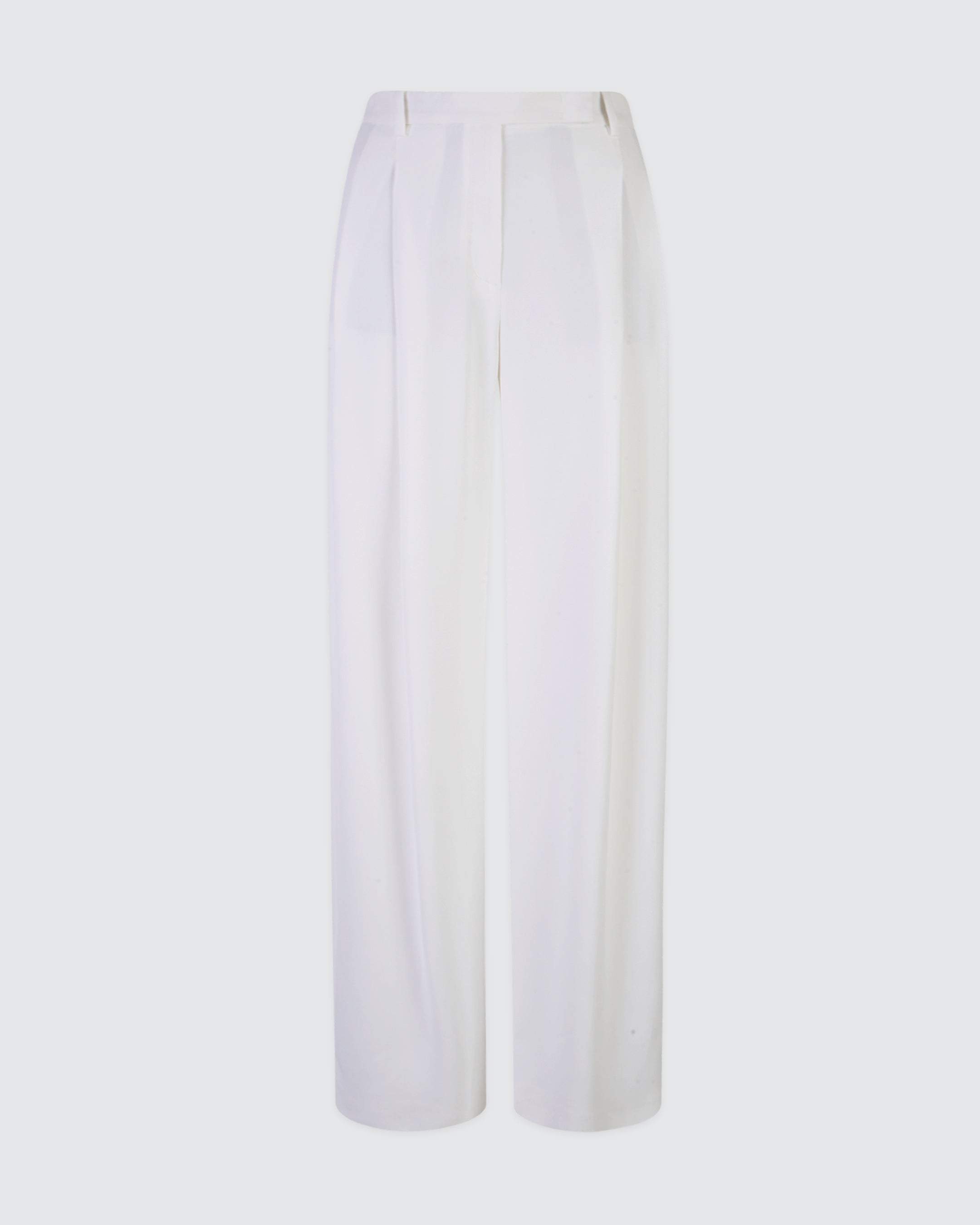 Women's Double Pleated Viscose Trousers - 4