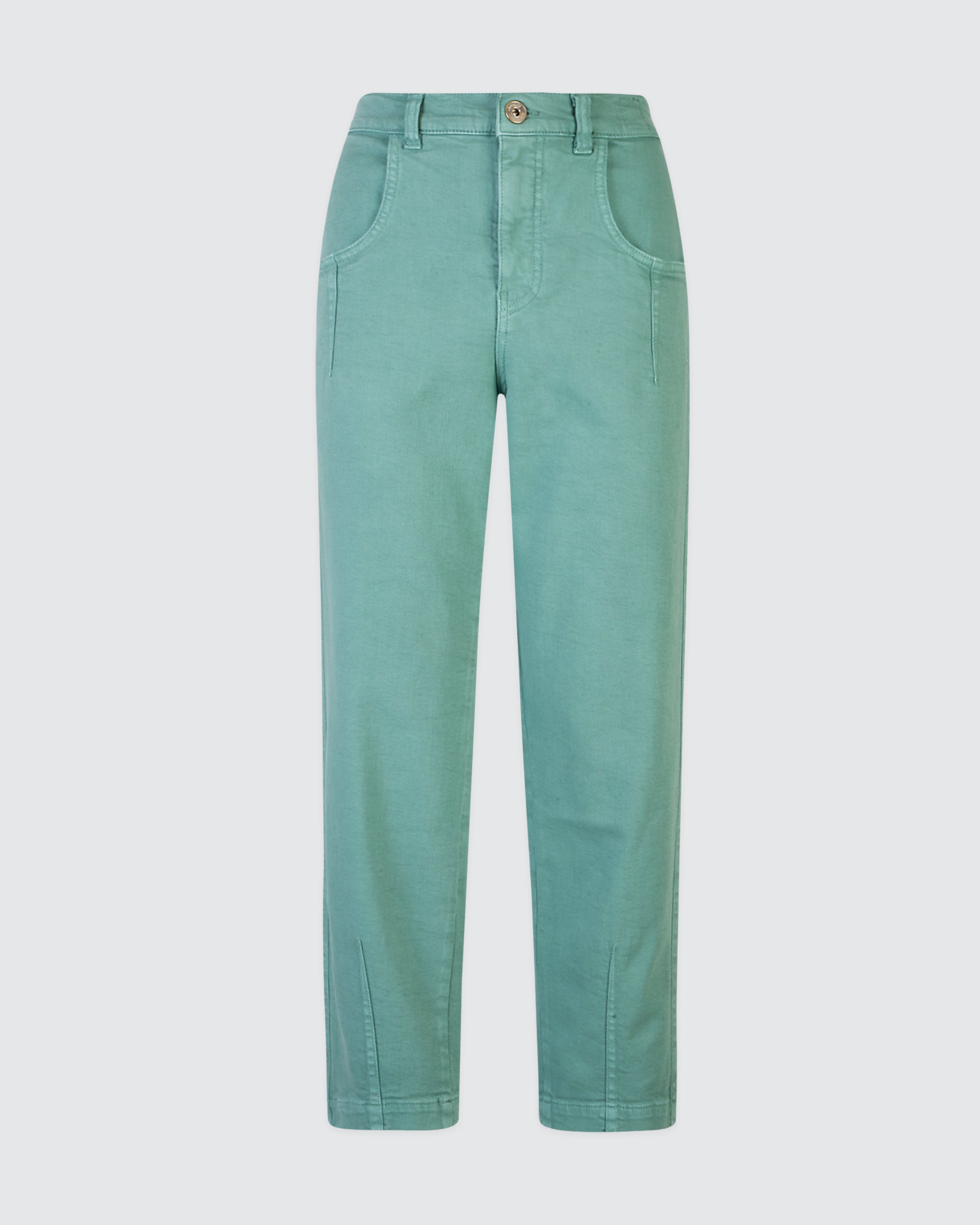Women's Stretch Cotton Bull Denim Trousers - 6