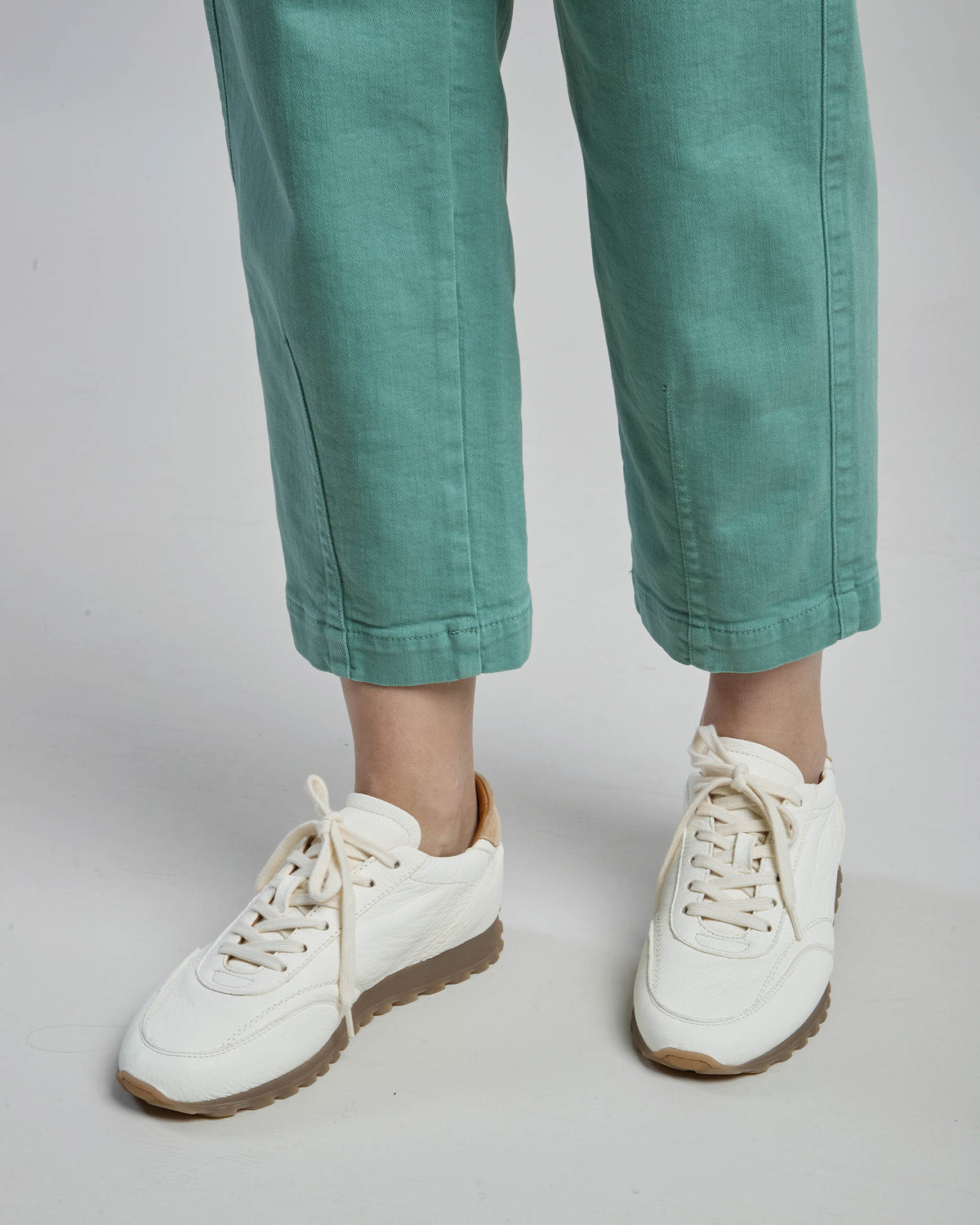 Pantalone Donna in Cotone Stretch con Pinces - 13