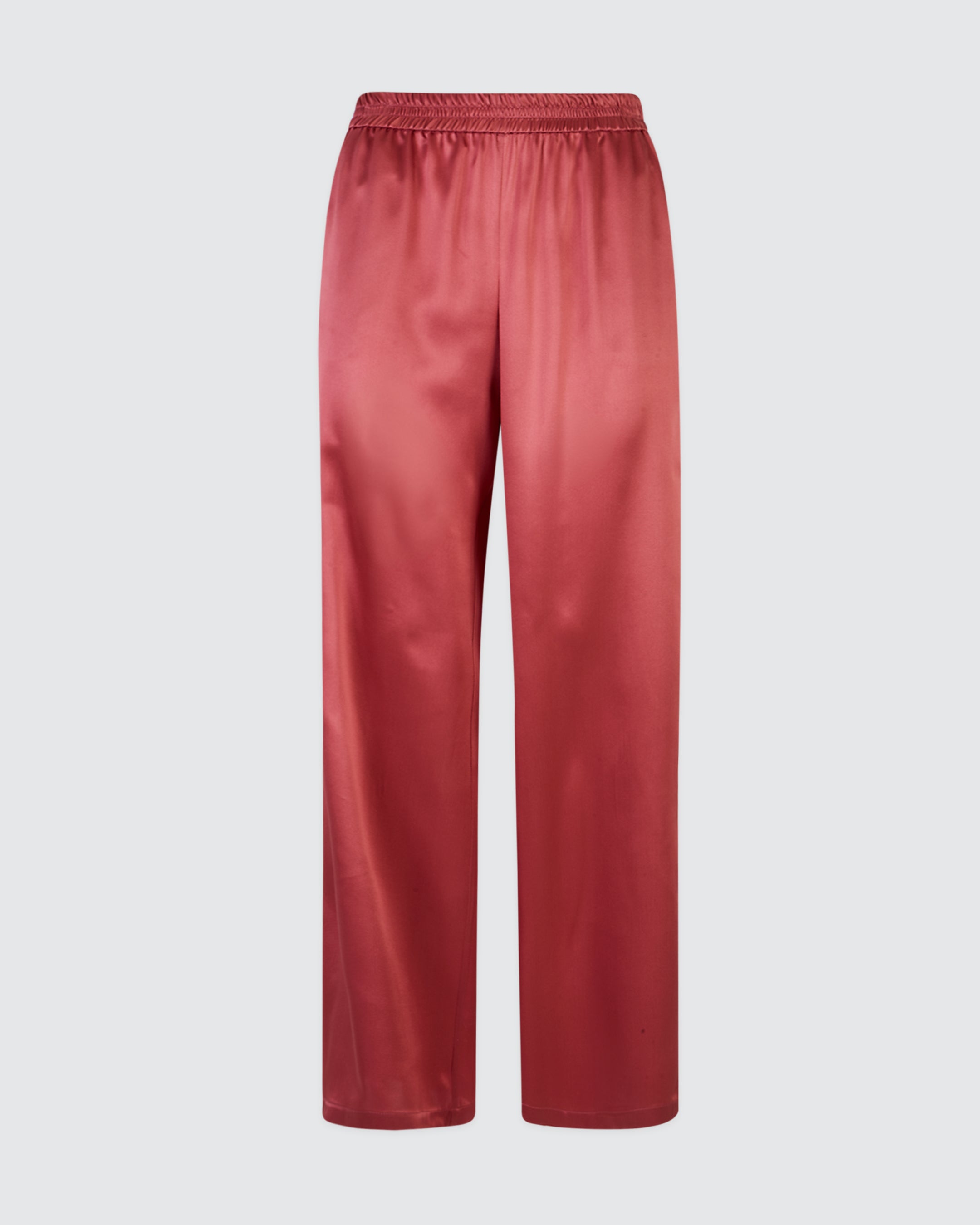 Women's Wide-Leg Comasca Silk Satin Trousers - 4