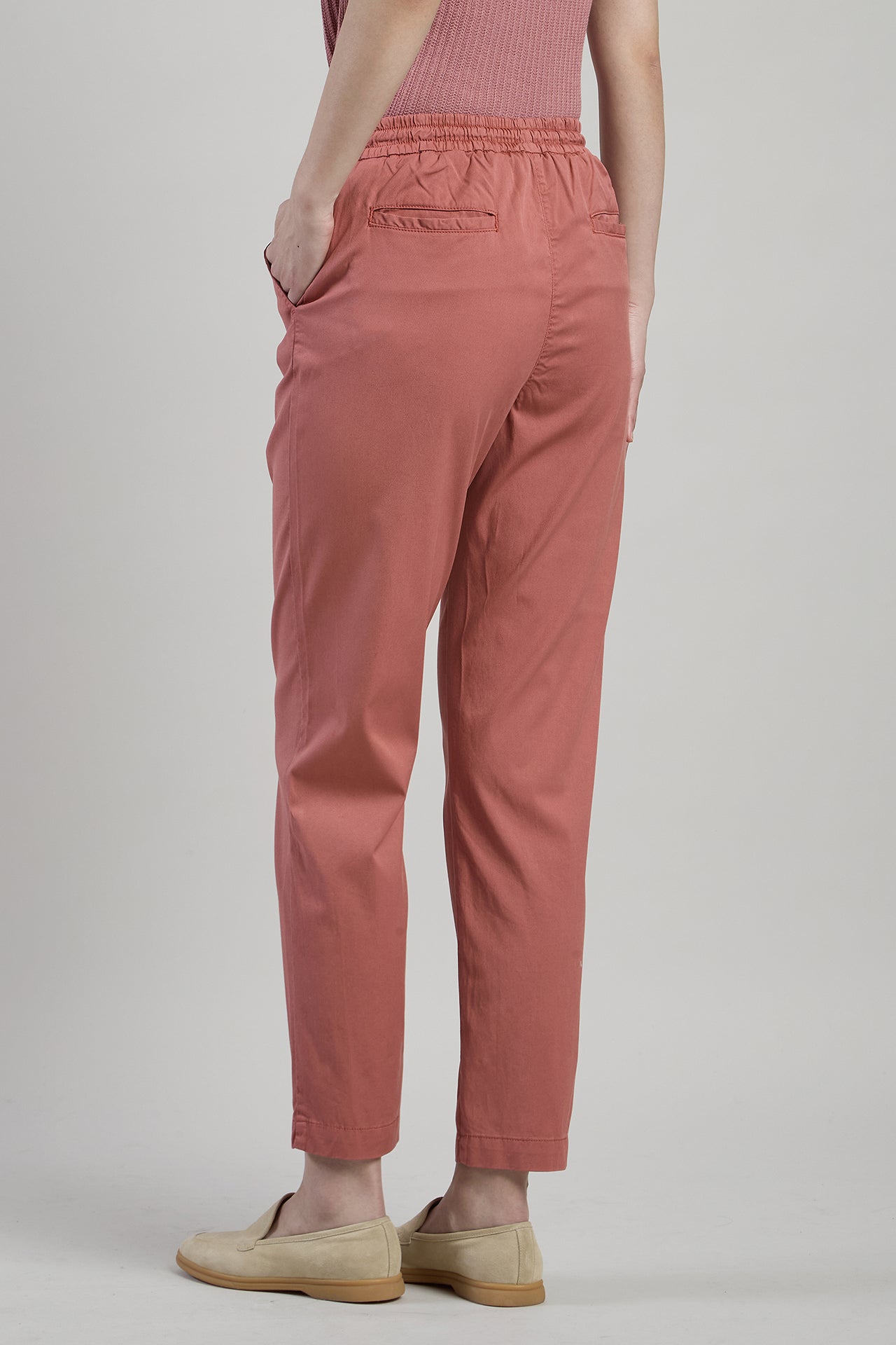 Women's Cotton and Lyocell Drawstring Trousers alternative