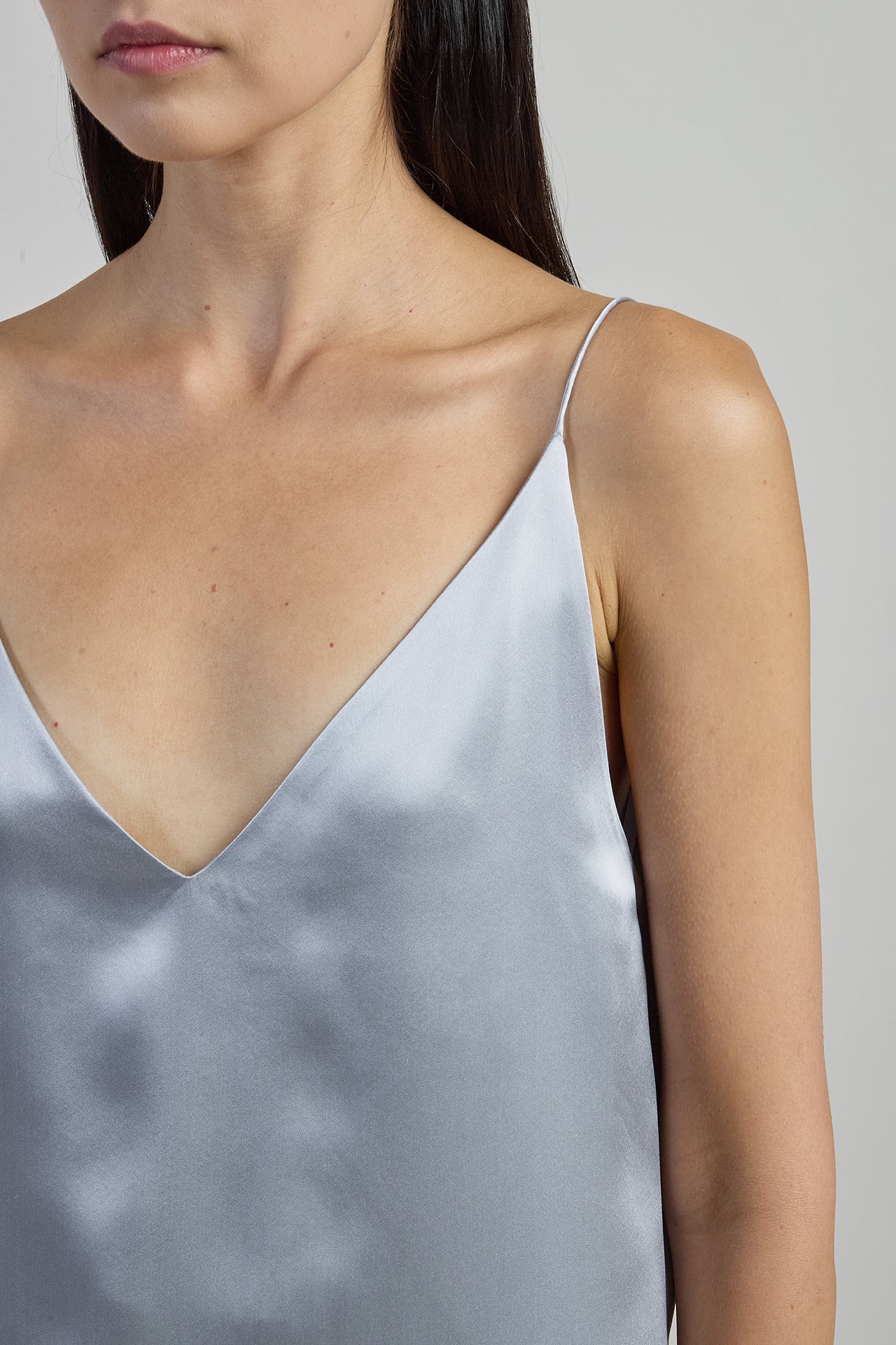 Premium Women's V-Neck Double Silk Satin Camisole - 7