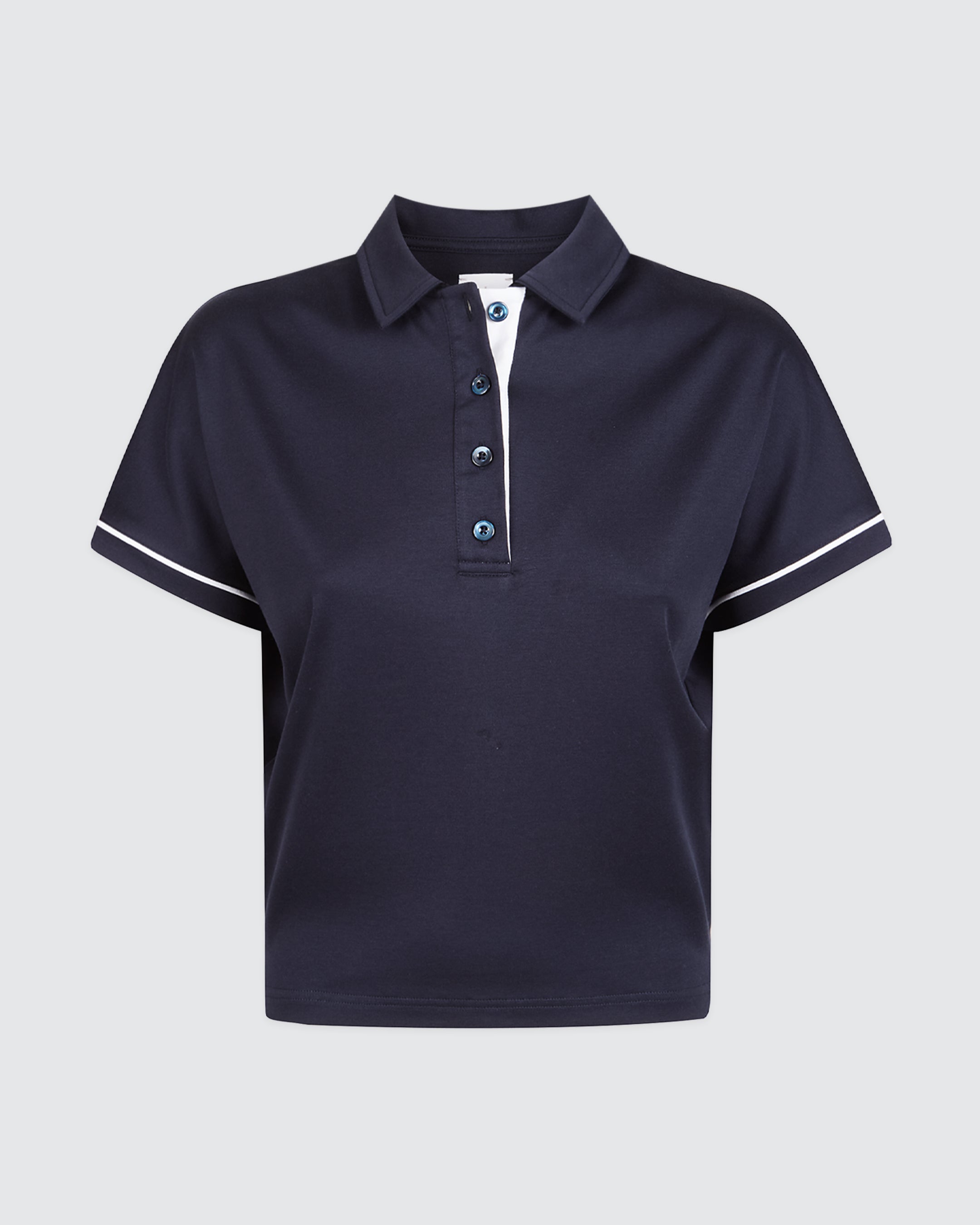 Women's Cotton Polo Shirts and T-Shirts with Contrast