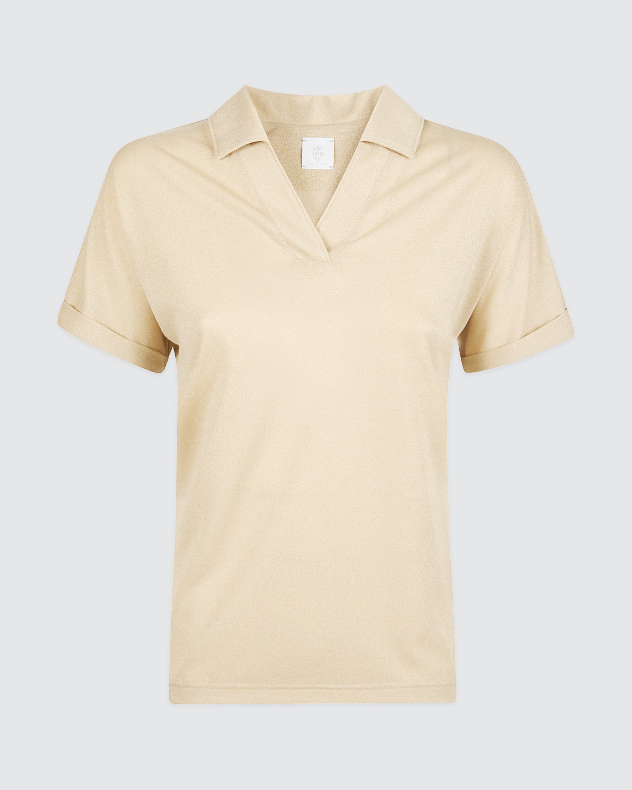 Women's Metallic Jersey Polo Shirts and T-Shirts - 4