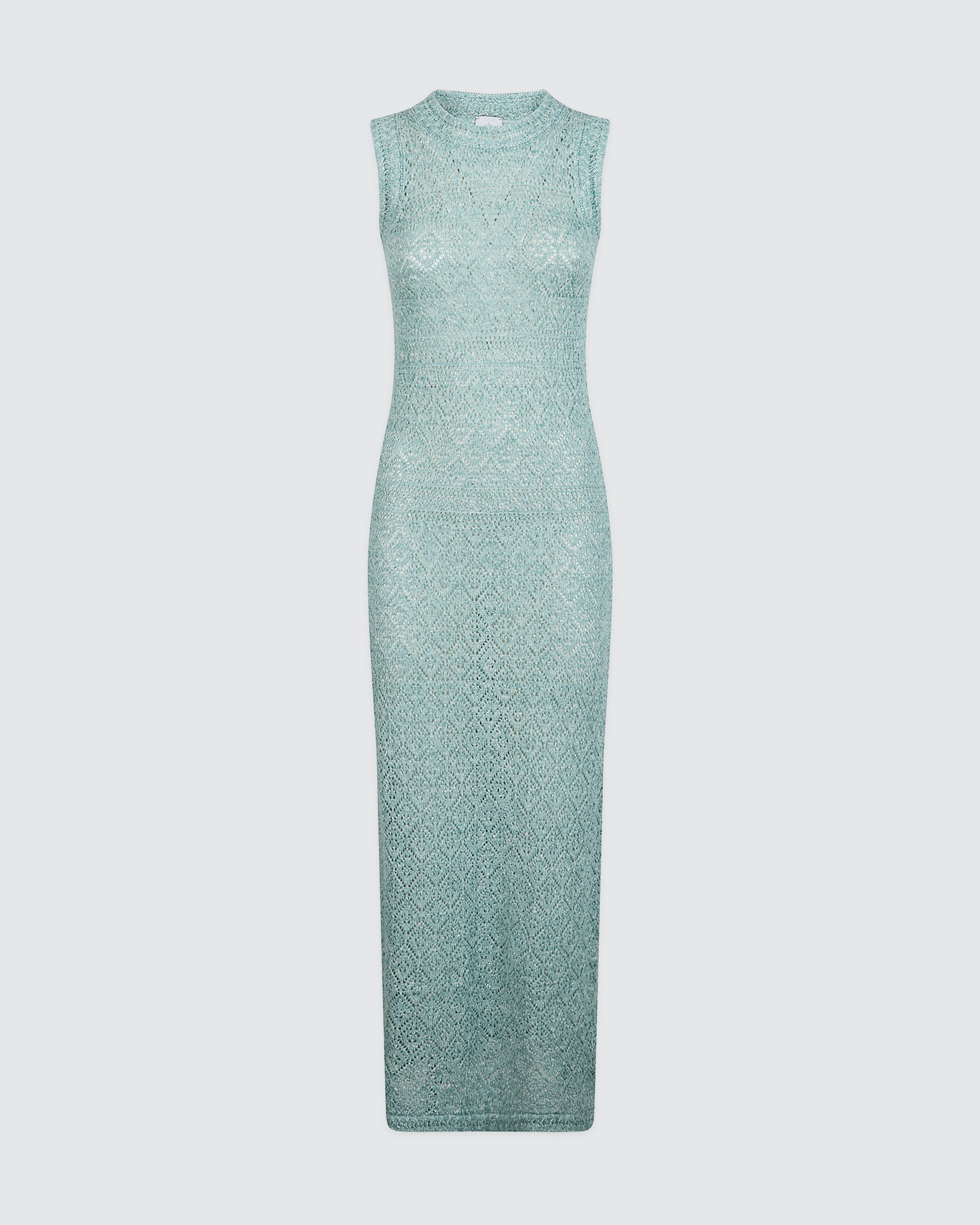Women's Linen Cotton and Silk Sleeveless Knit Dress - 6