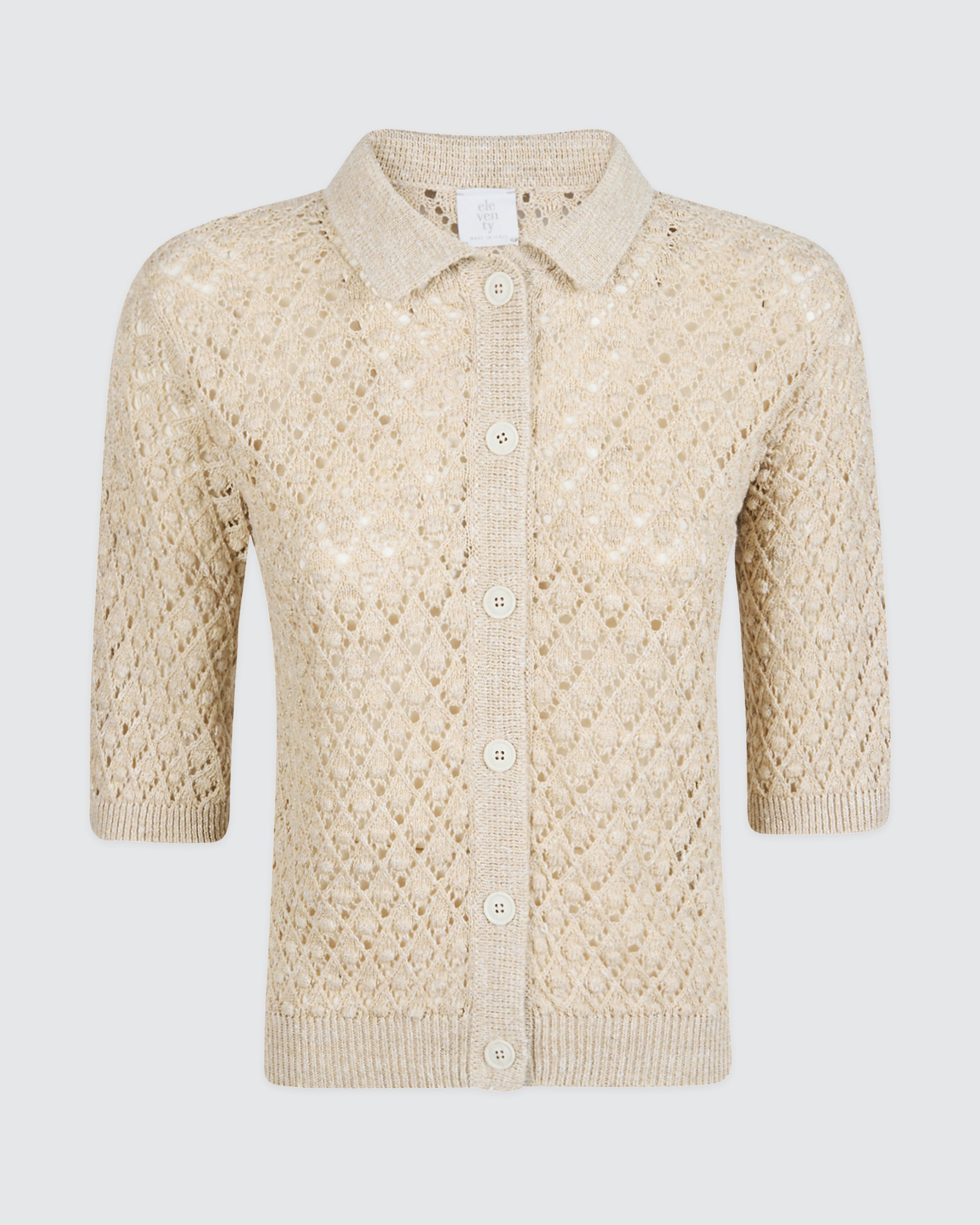 Women's Linen Cotton and Silk Knitted Overshirt