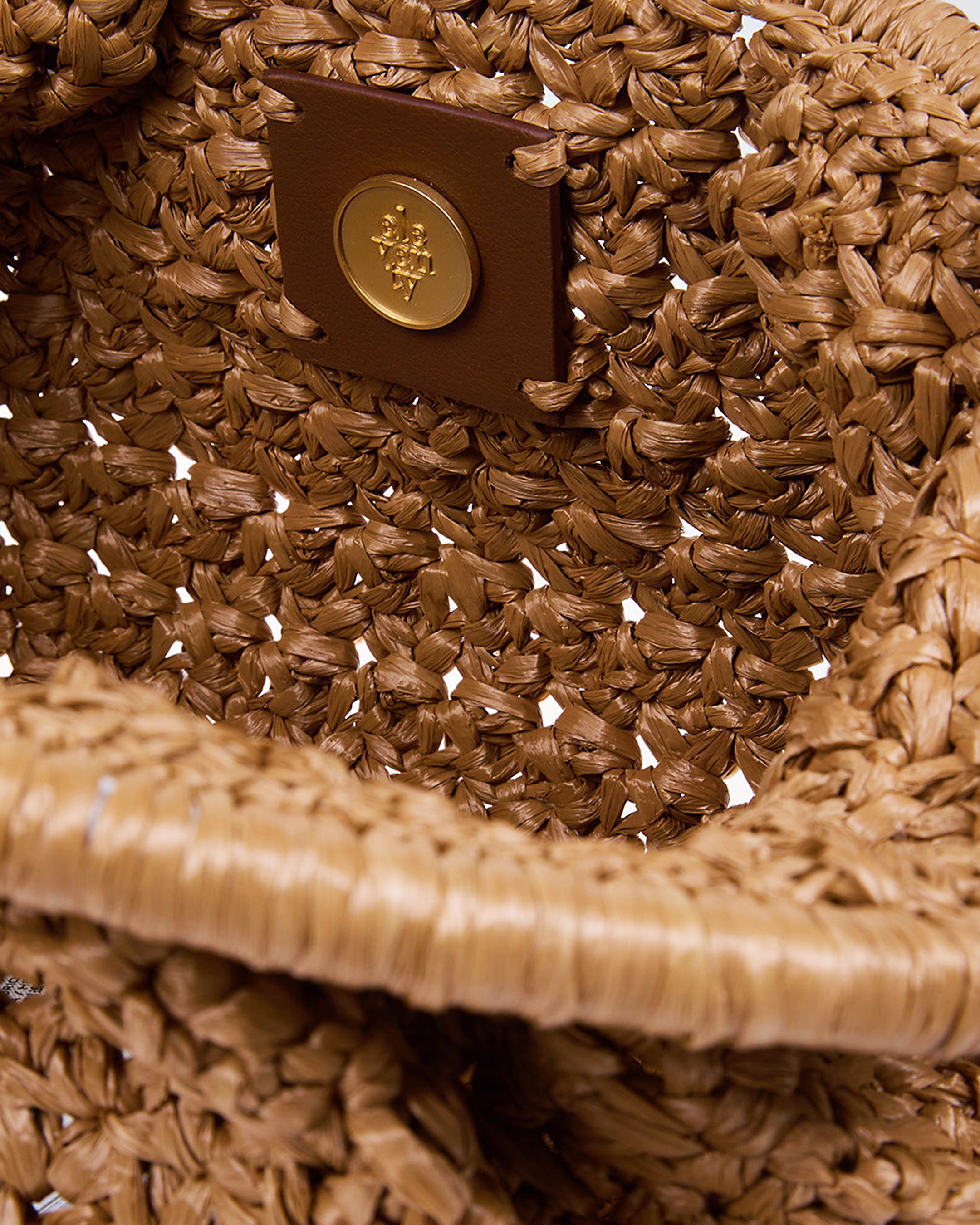 Hand-Woven Natural Raffia Clutch Bag for Women - 4