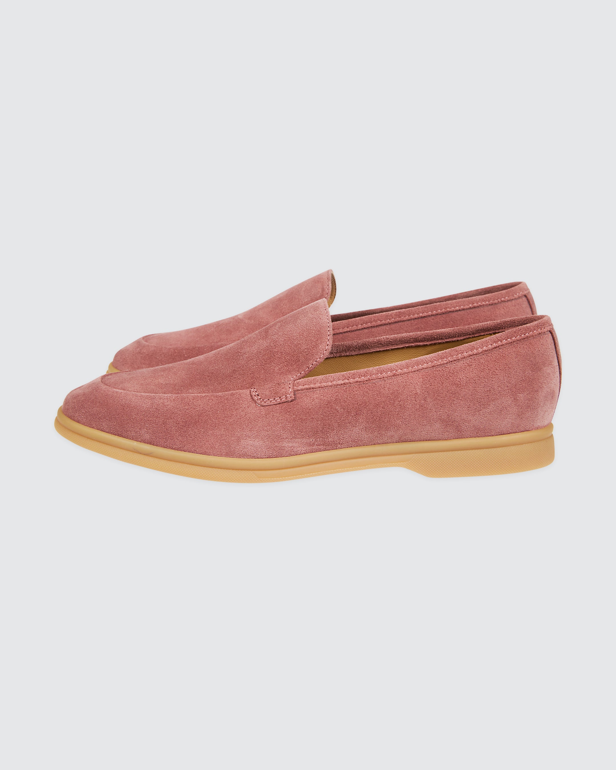 Women's Suede Leather Moccasins in Soft Calfskin - 2