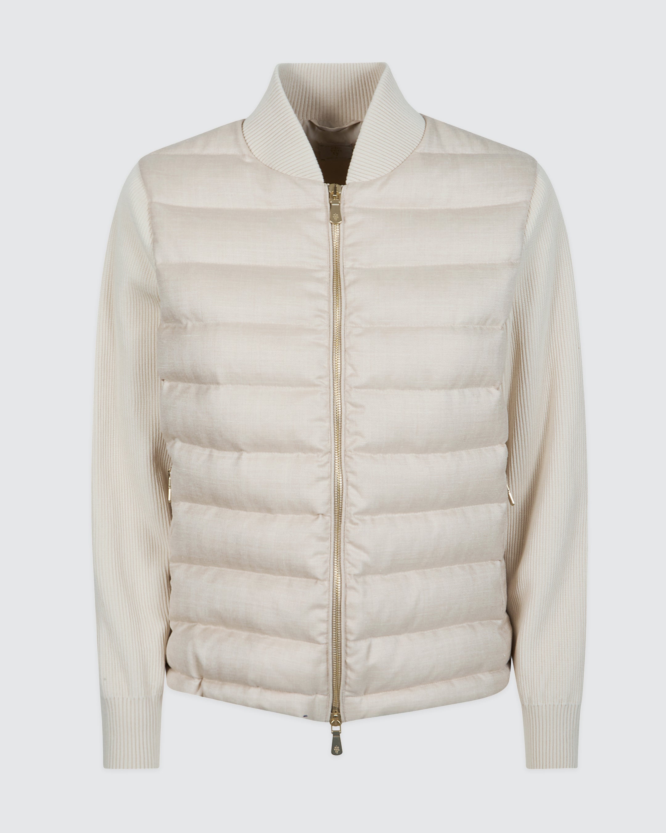 Women's Wool Silk Linen Micro Herringbone Jacket - 4