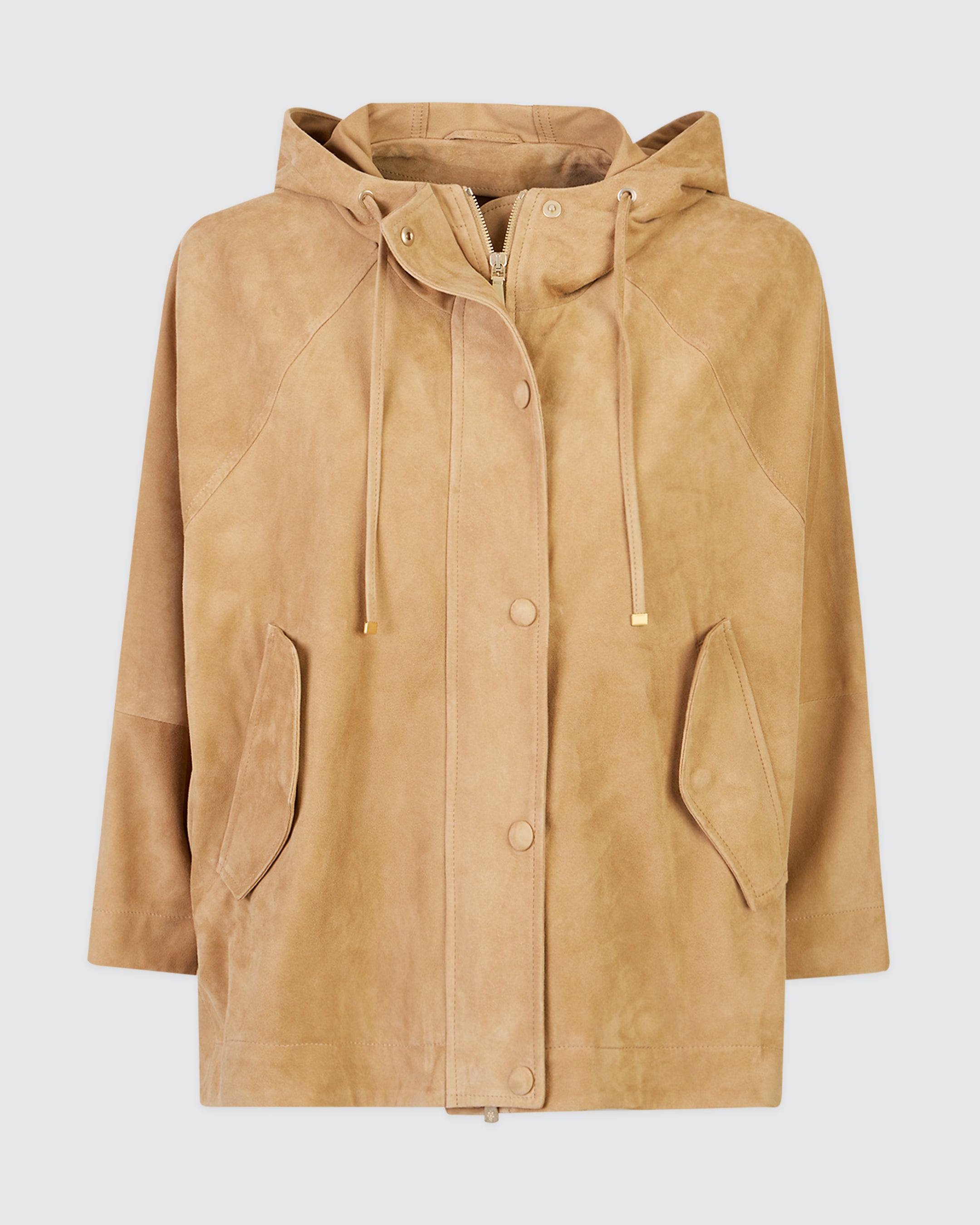 Women's Ultra-Light Suede Leather Bomber Jacket