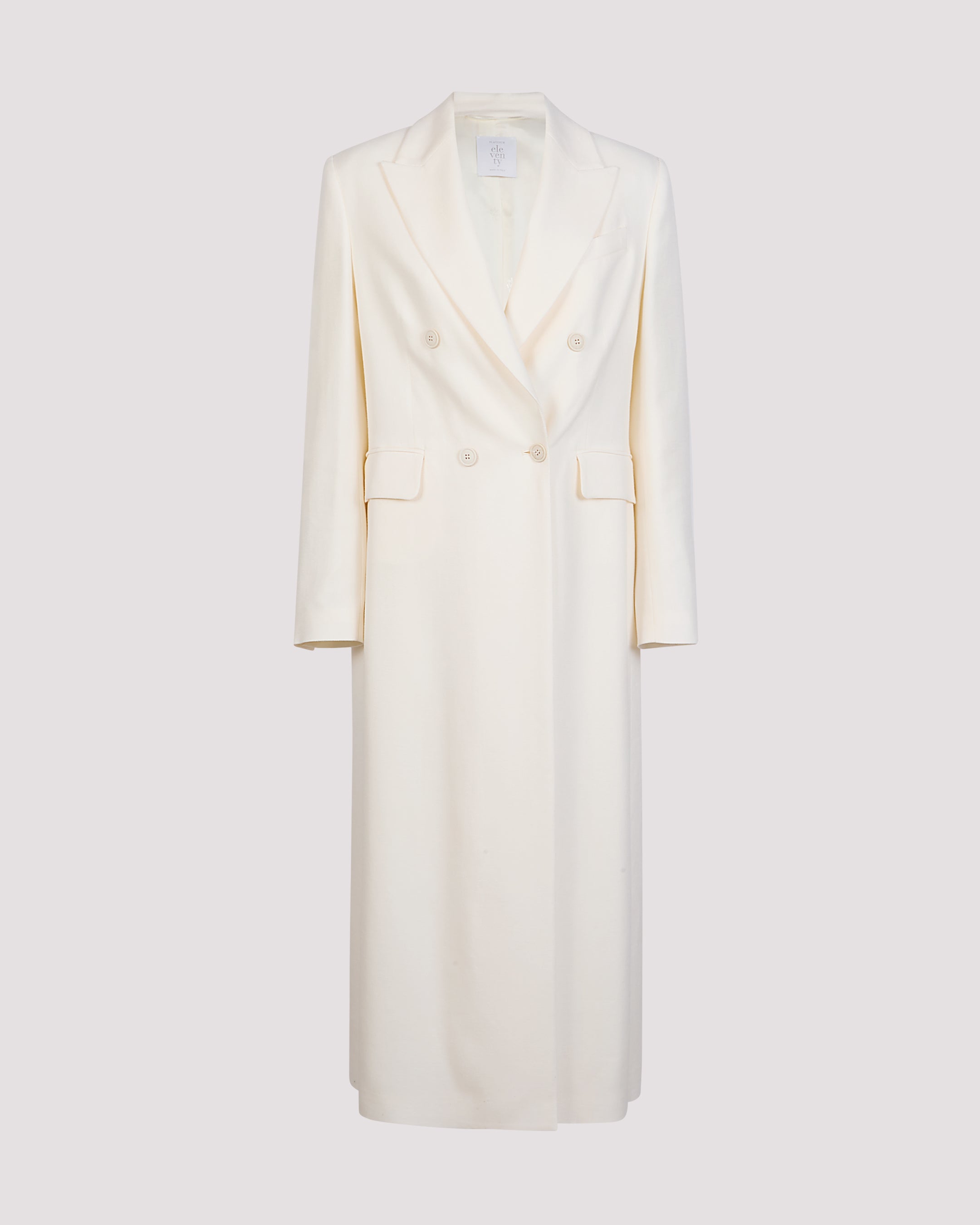 Women's Linen Wool Silk Duster Coat Ermenegildo Zegna - 5