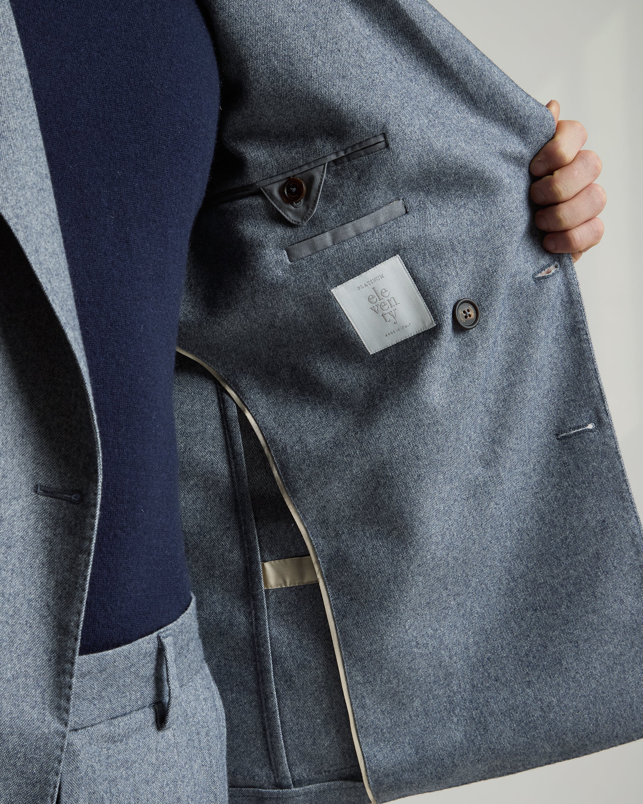 ABITO DOPPIOPETTO LANA SETA CASHMERE