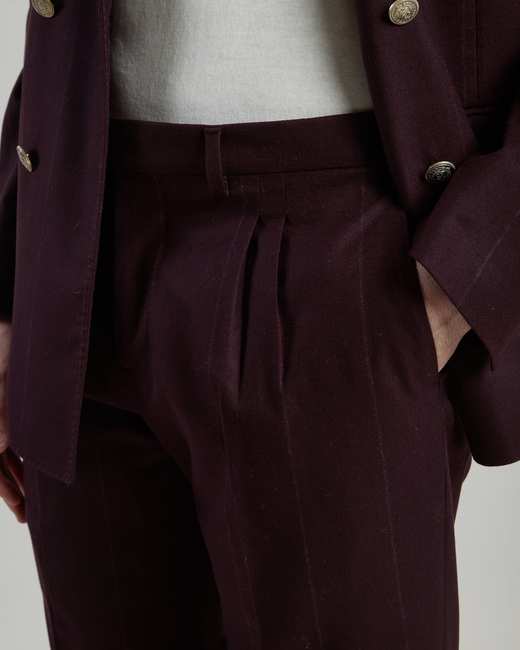 ABITO DOPPIOPETTO LANA SETA CASHMERE - 4
