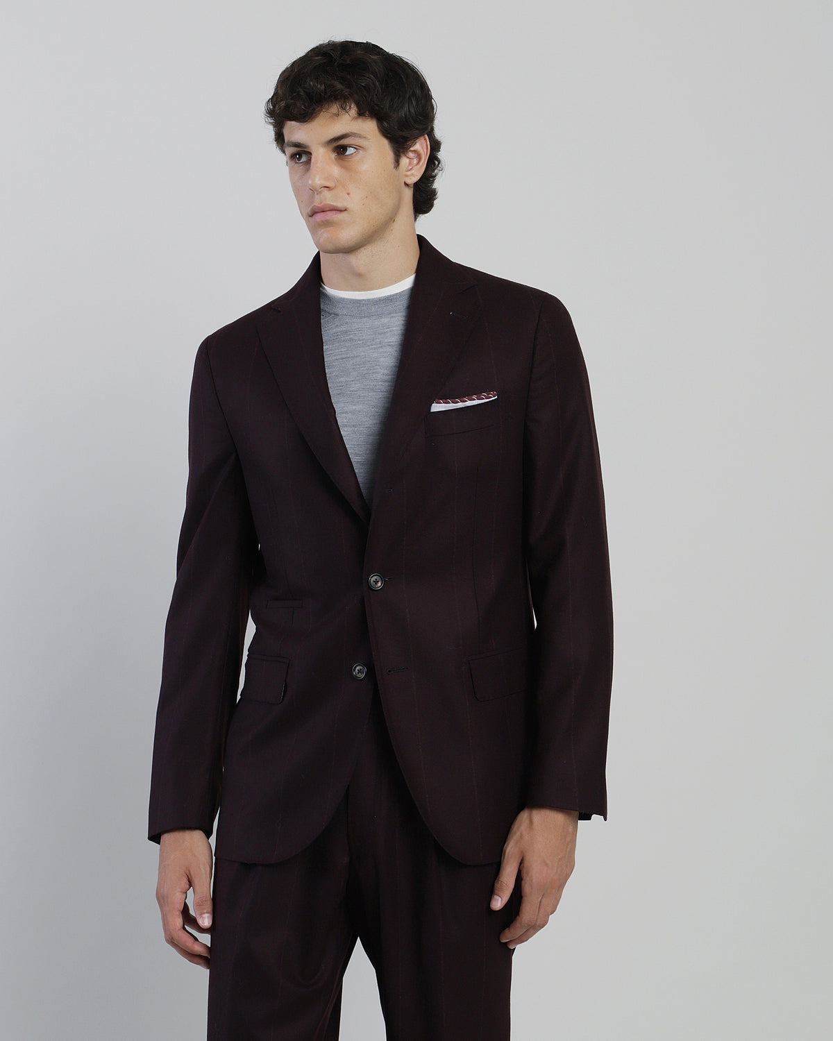 ABITO MONOPETTO LANA SETA CASHMERE - 2