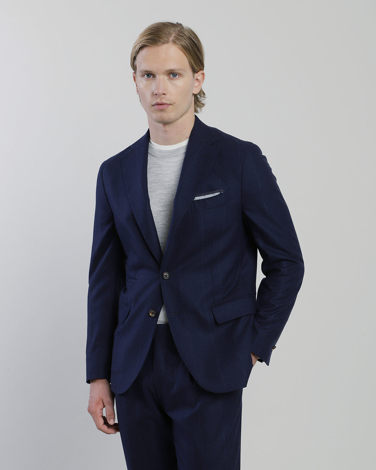 ABITO MONOPETTO LANA SETA CASHMERE