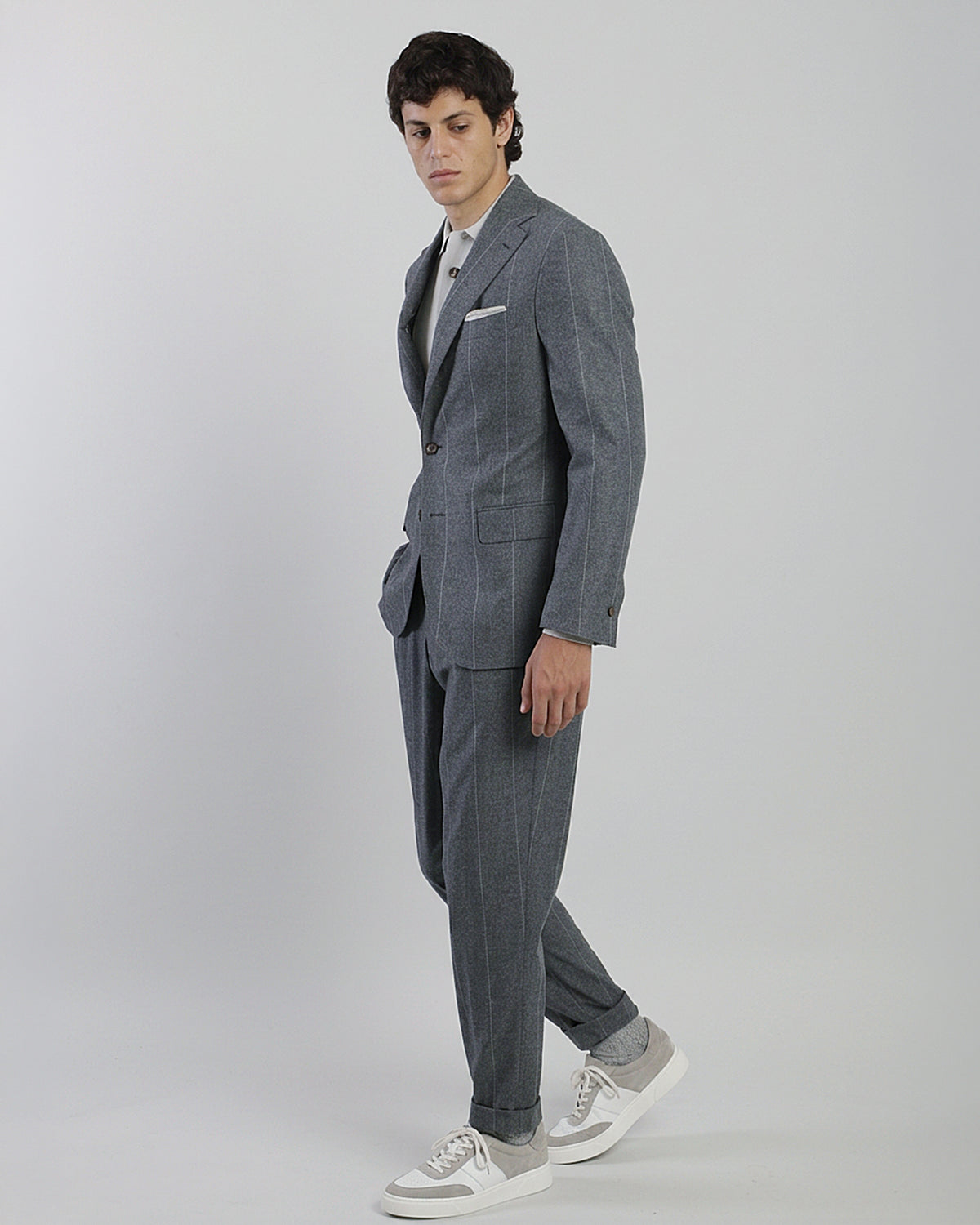 ABITO MONOPETTO LANA SETA CASHMERE - 31