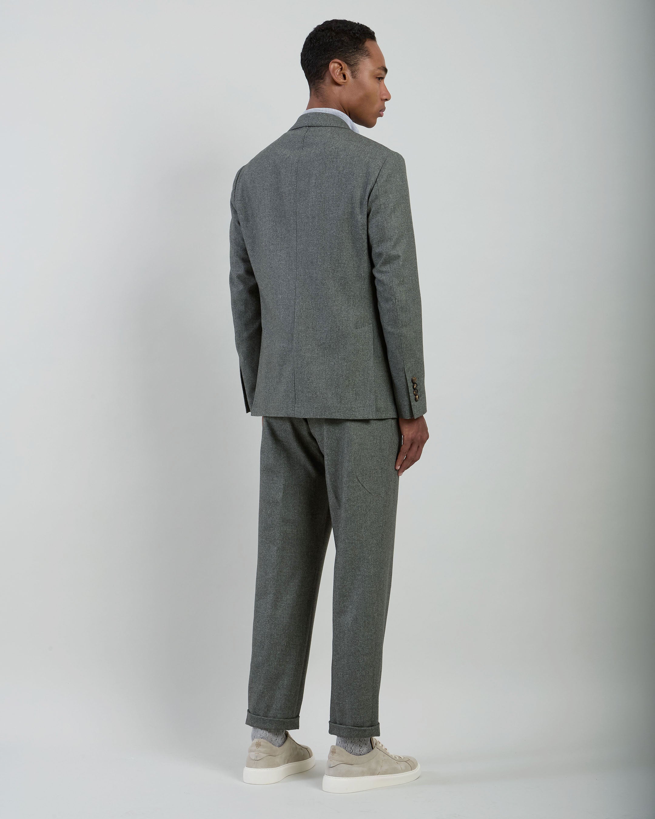 ABITO MONOPETTO LANA COTONE CASHMERE