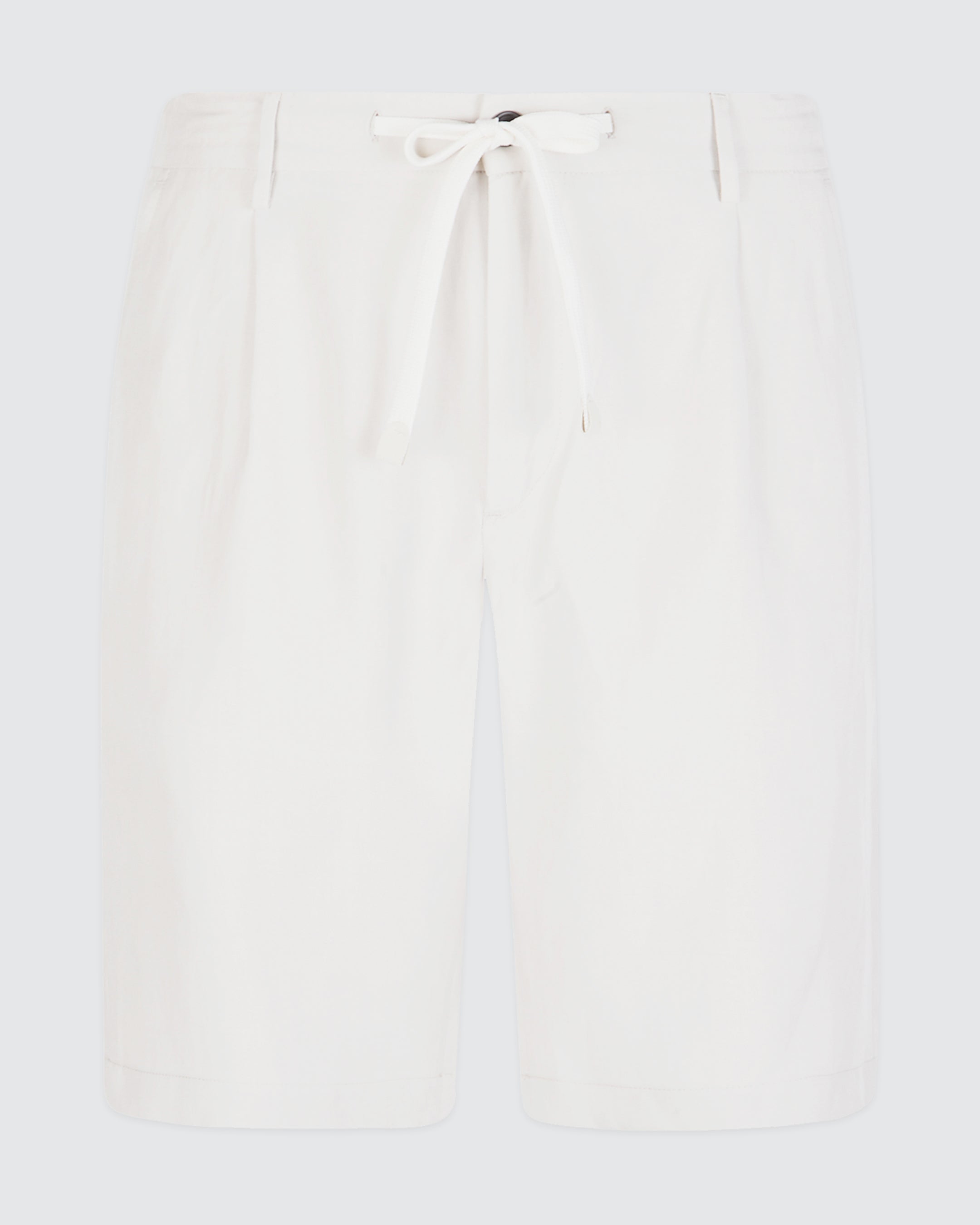 LYOCELL AND LINEN BERMUDA SHORTS - 8