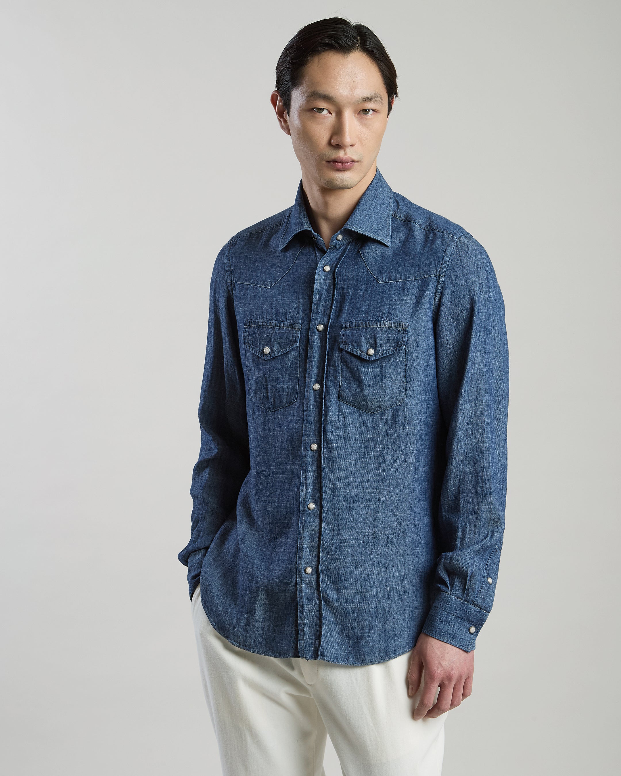 LYOCELL LINEN SHIRT - 6
