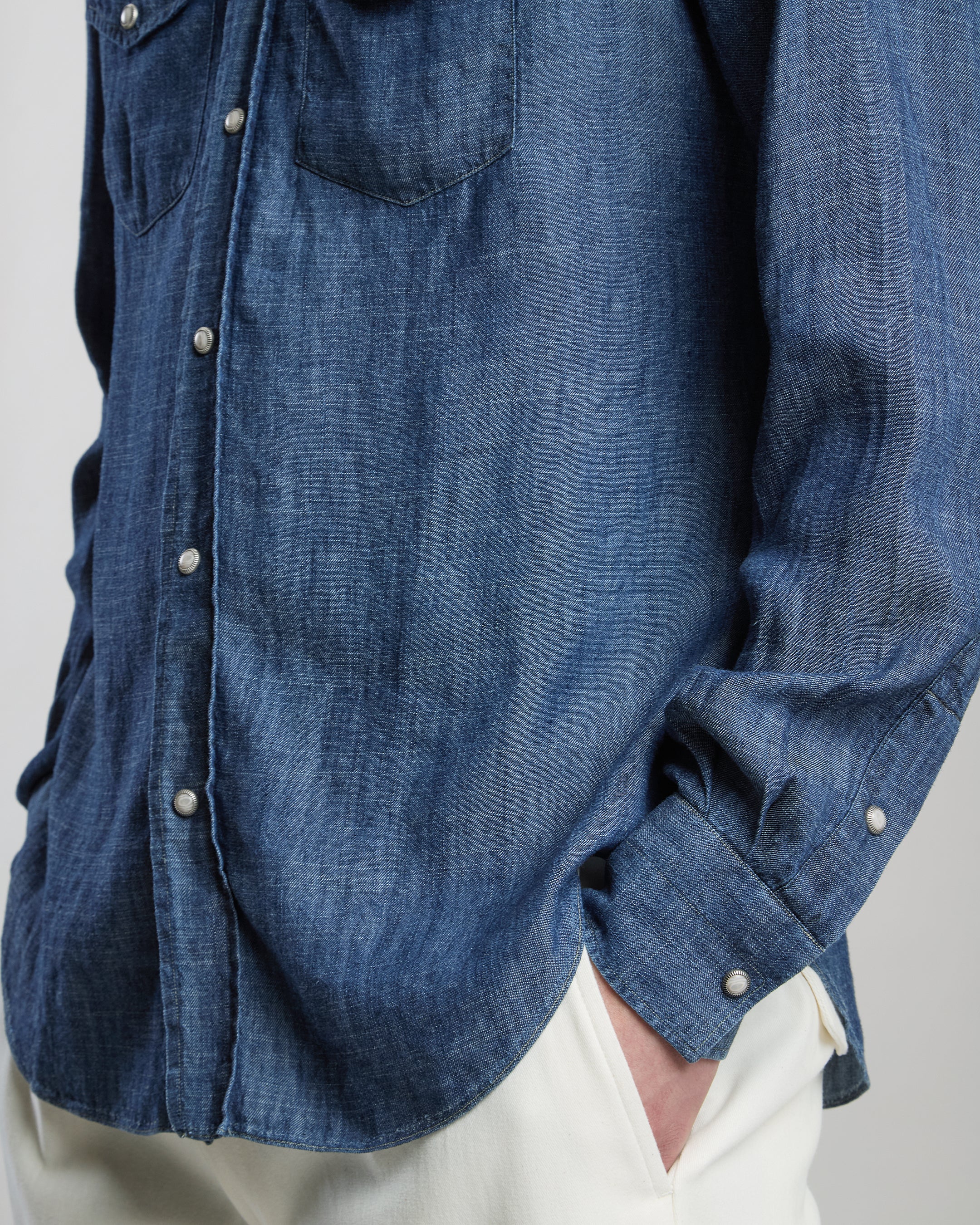 LYOCELL LINEN SHIRT - 8