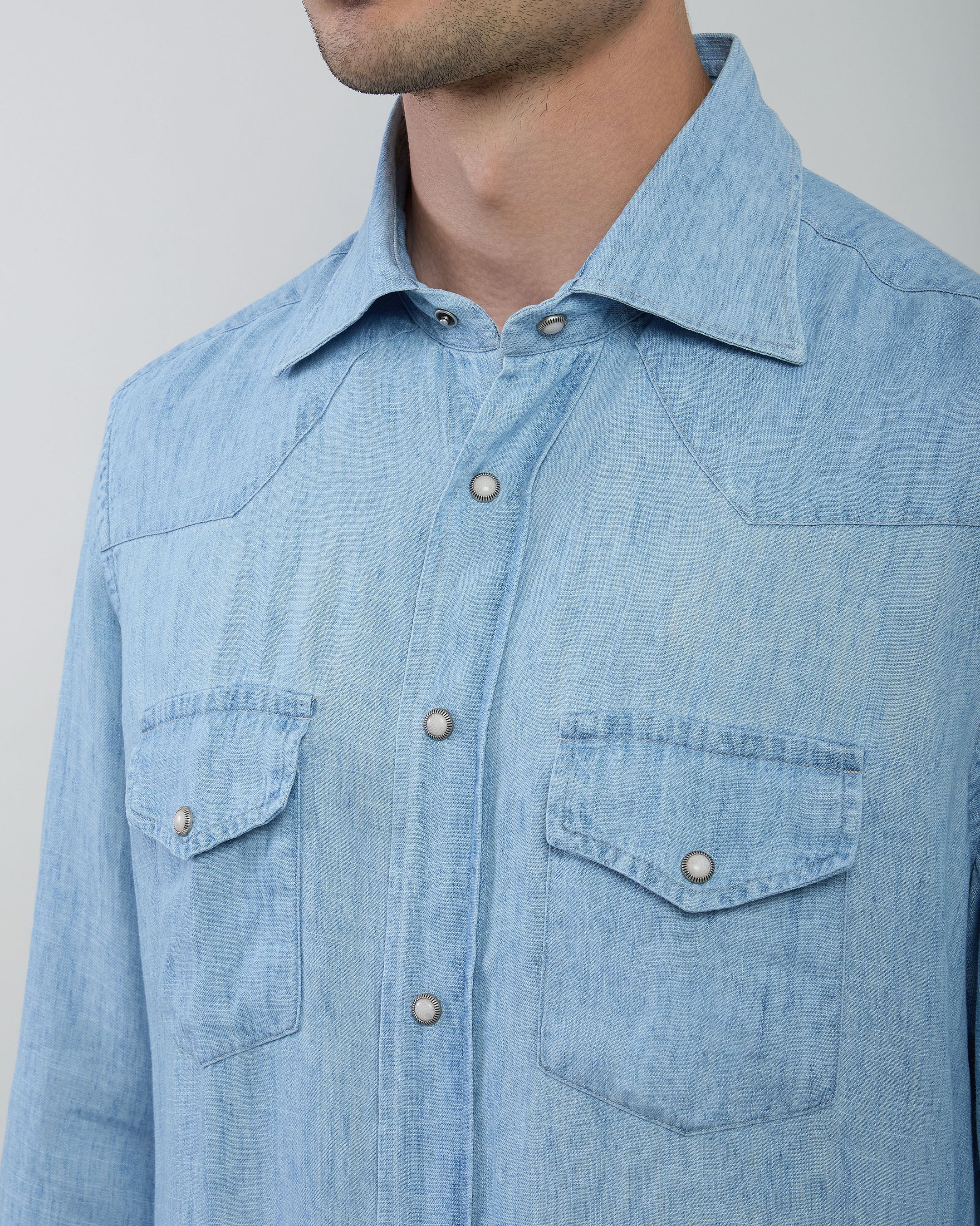 CAMICIA LYOCELL LINO