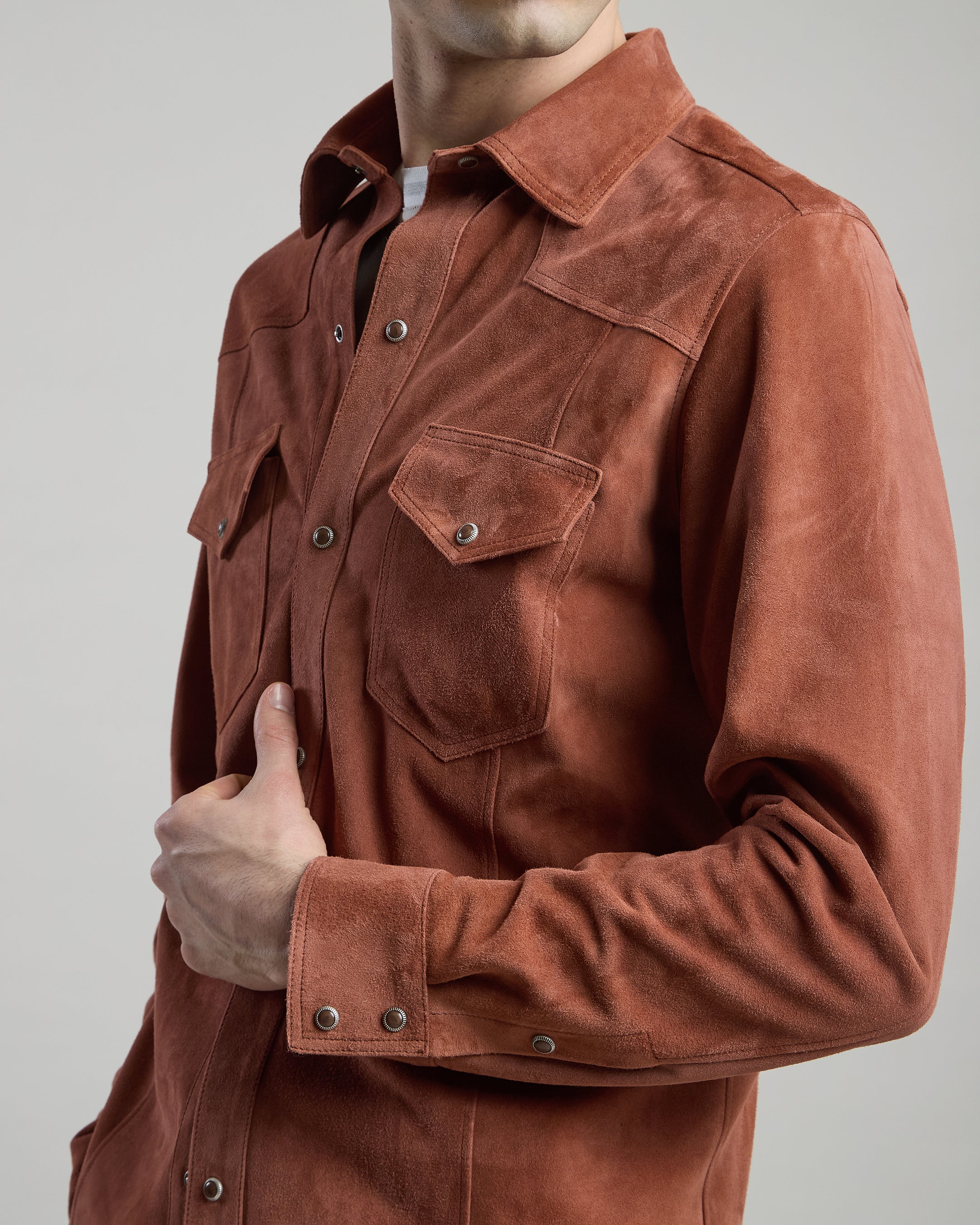 CAMICIA TEXAS SUEDE NAPPIZZATO