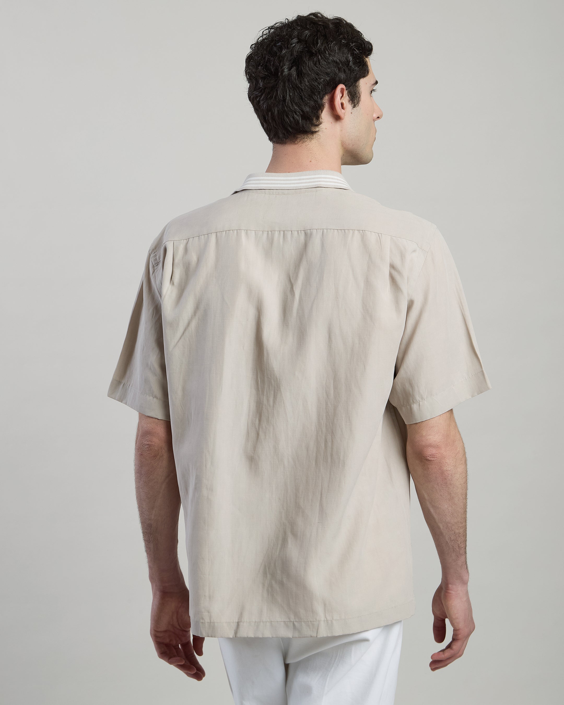 CAMICIA LYOCELL LINO COTONE
