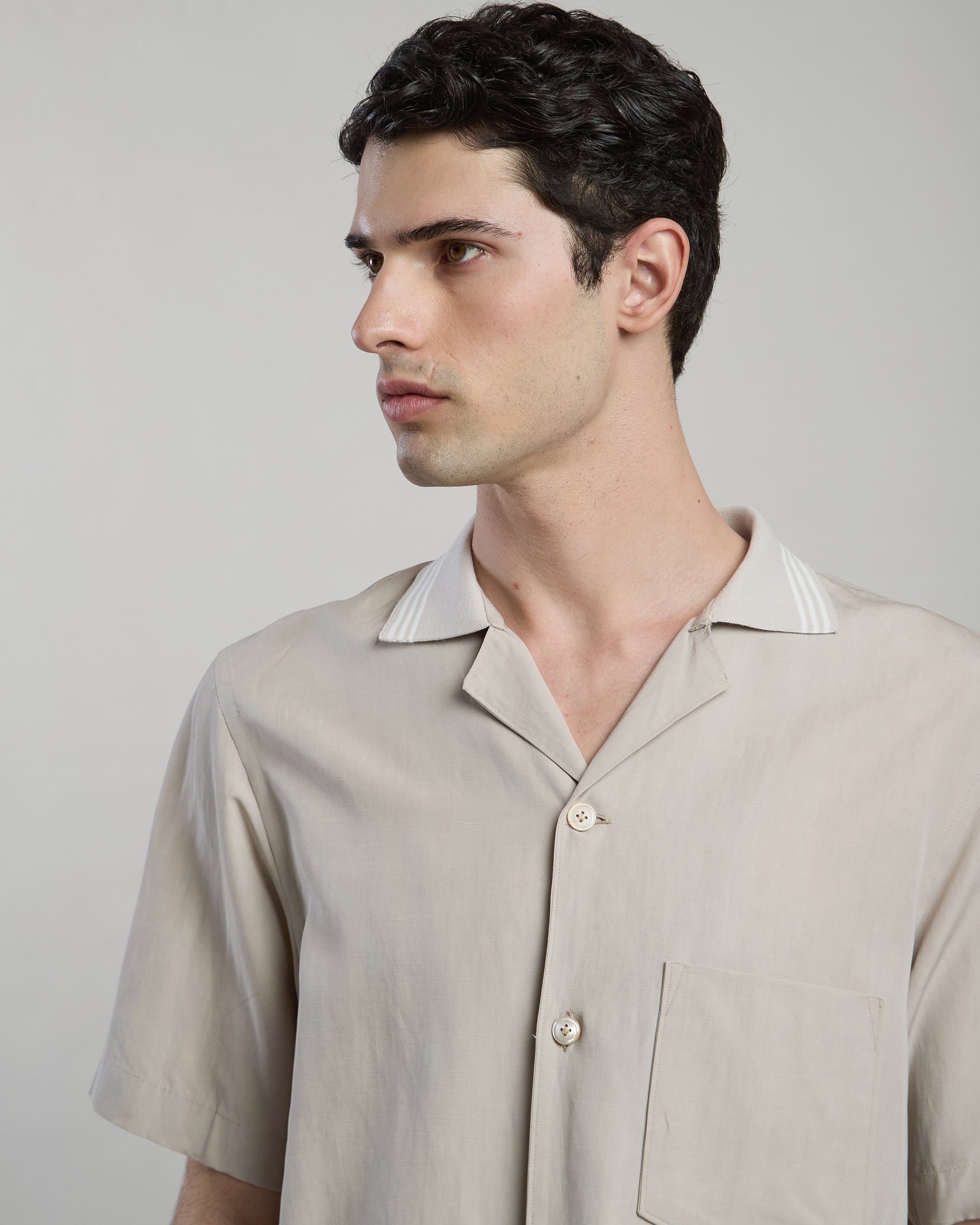 CAMICIA LYOCELL LINO COTONE