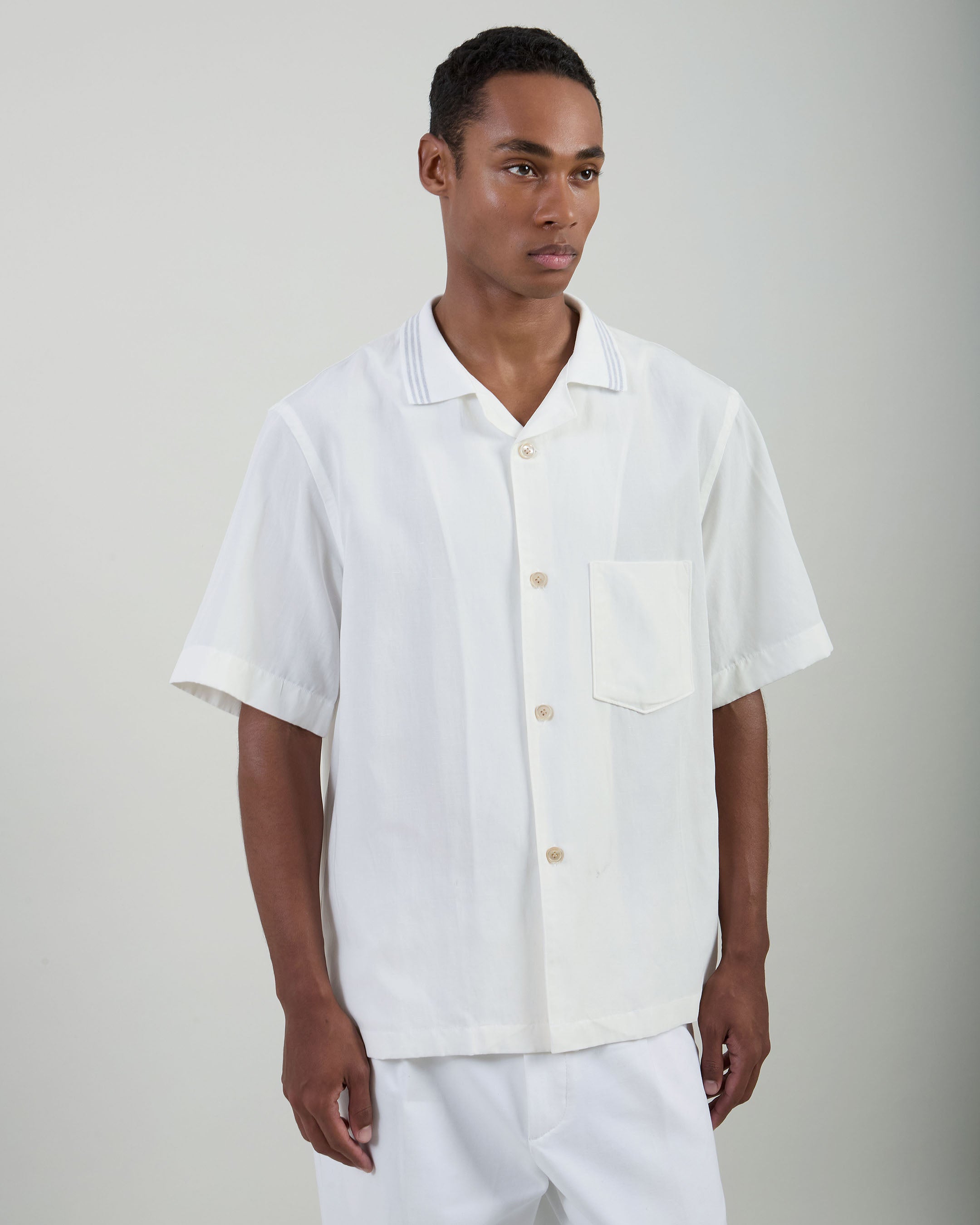 CAMICIA LYOCELL LINO COTONE - 1