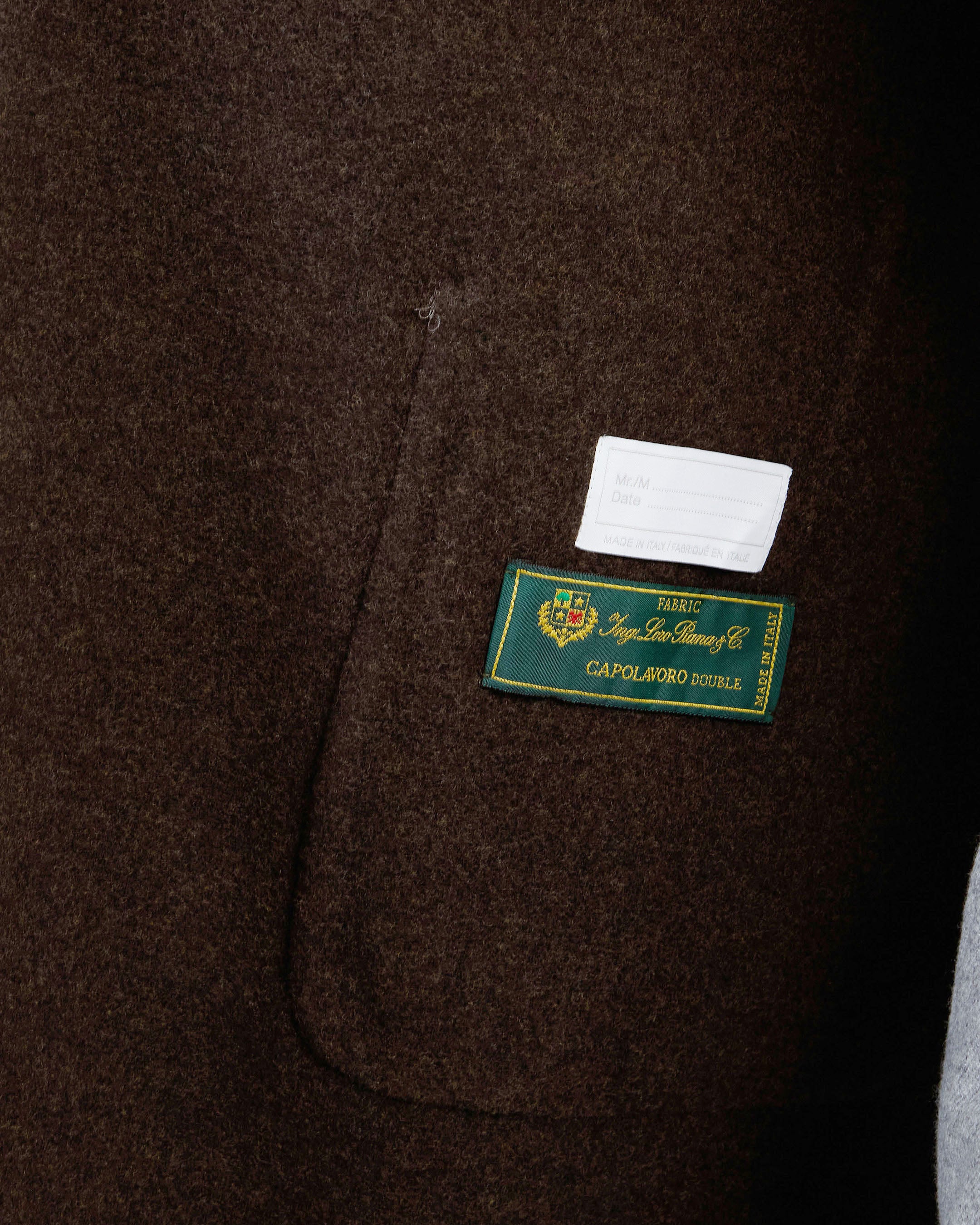 CAPPOTTO MONOPETTO REVERSIBILE LANA