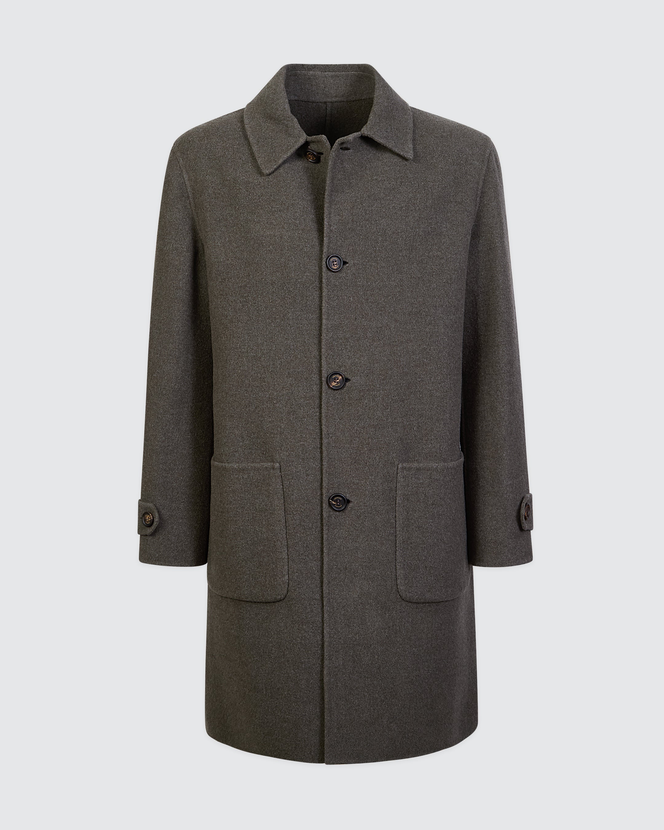 CAPPOTTO MONOPETTO REVERSIBILE LANA