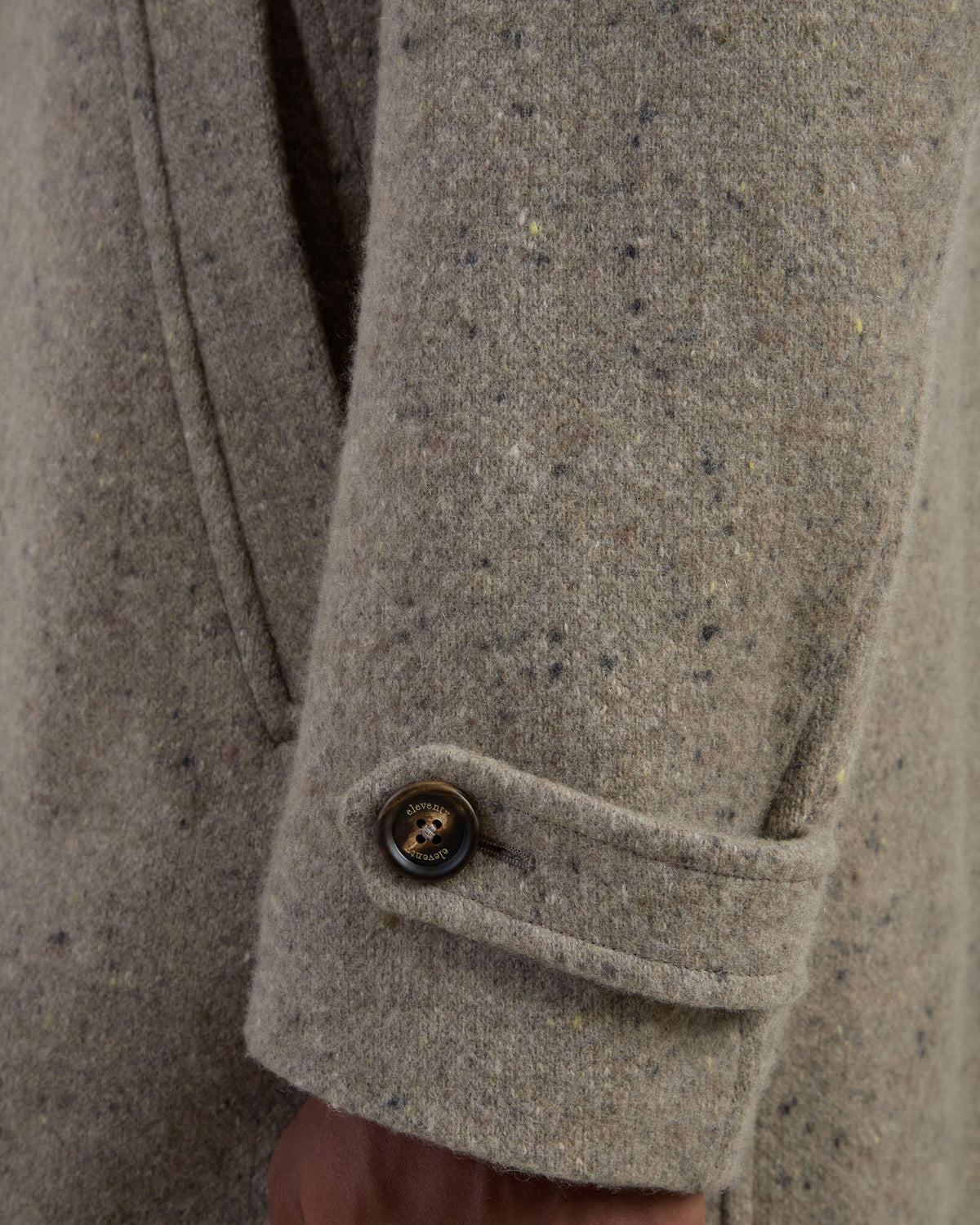 CAPPOTTO MONOPETTO LANA CASHMERE TWEED - 6