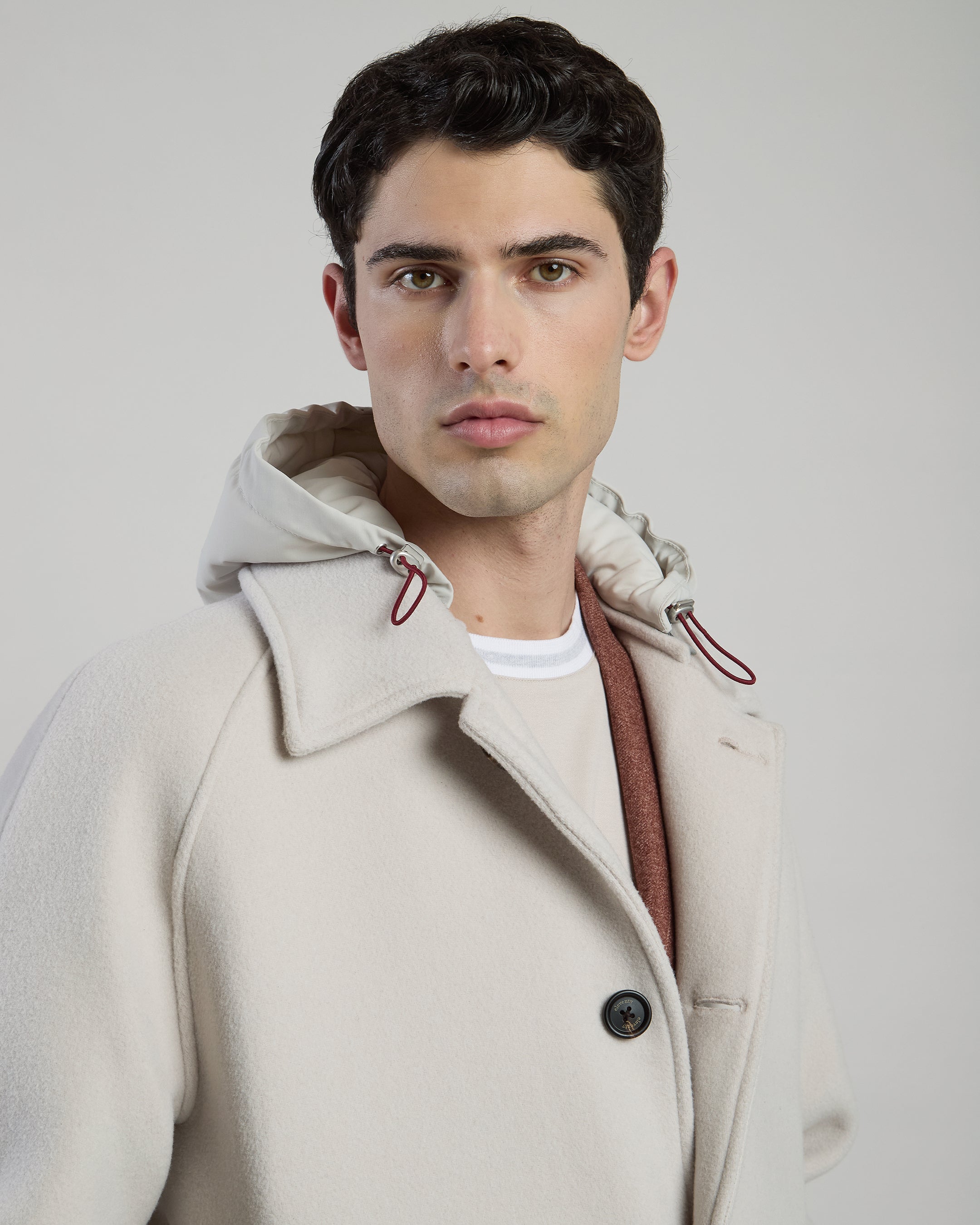 CAPPOTTO MONOPETTO LANA CASHMERE E TESSUTO TECNICO - 3