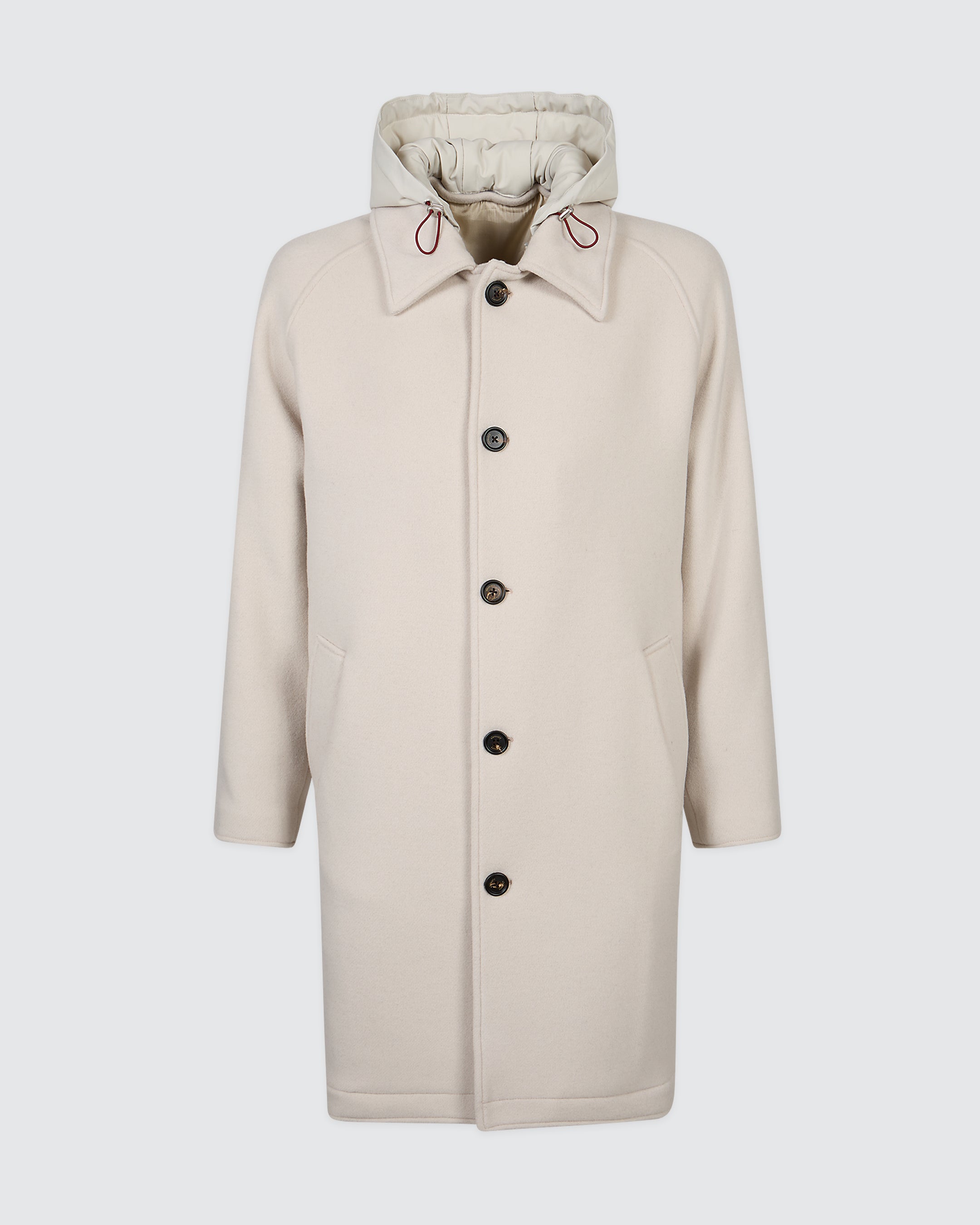 CAPPOTTO MONOPETTO LANA CASHMERE E TESSUTO TECNICO - 5