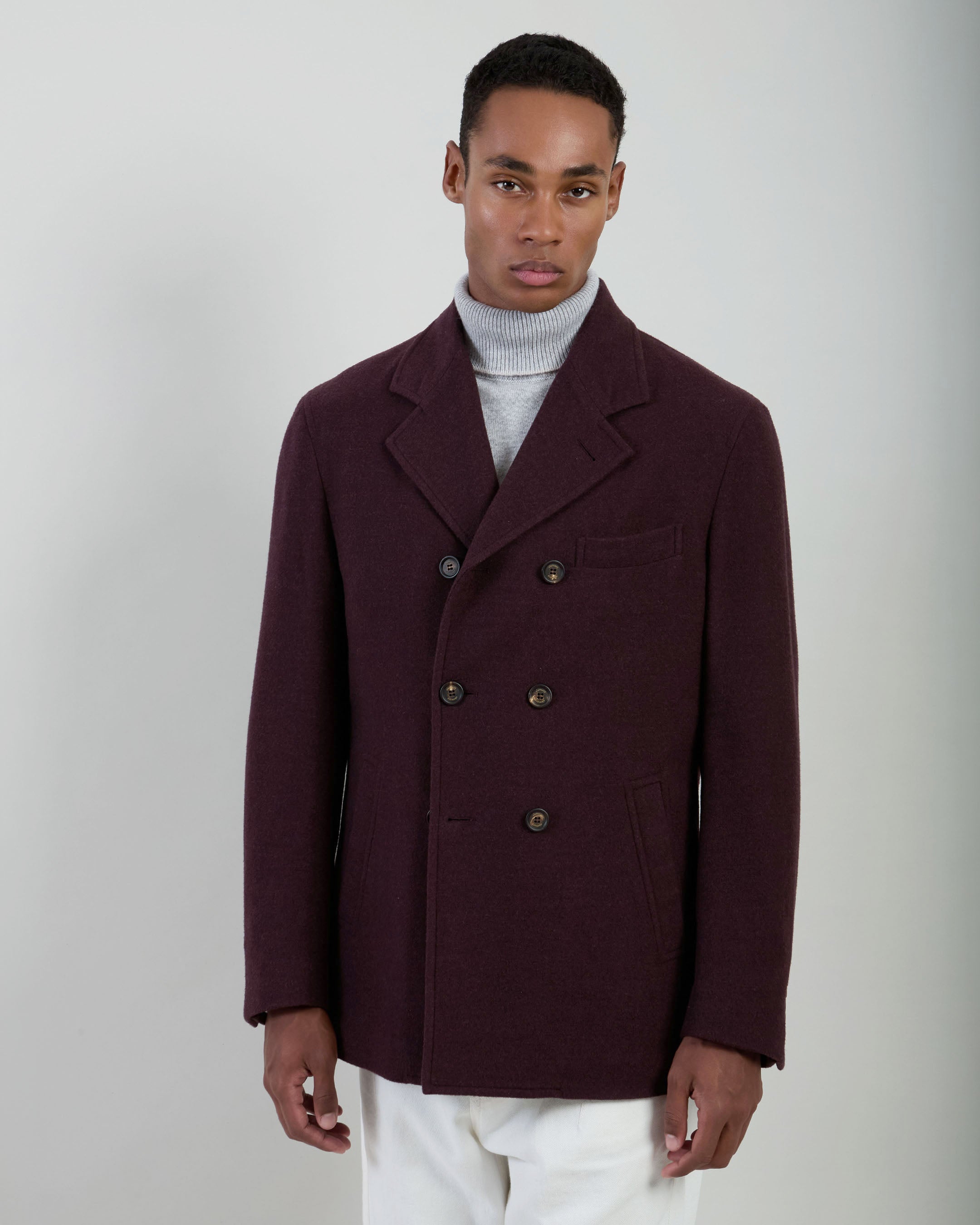 14-MICRON WOOL PEACOAT